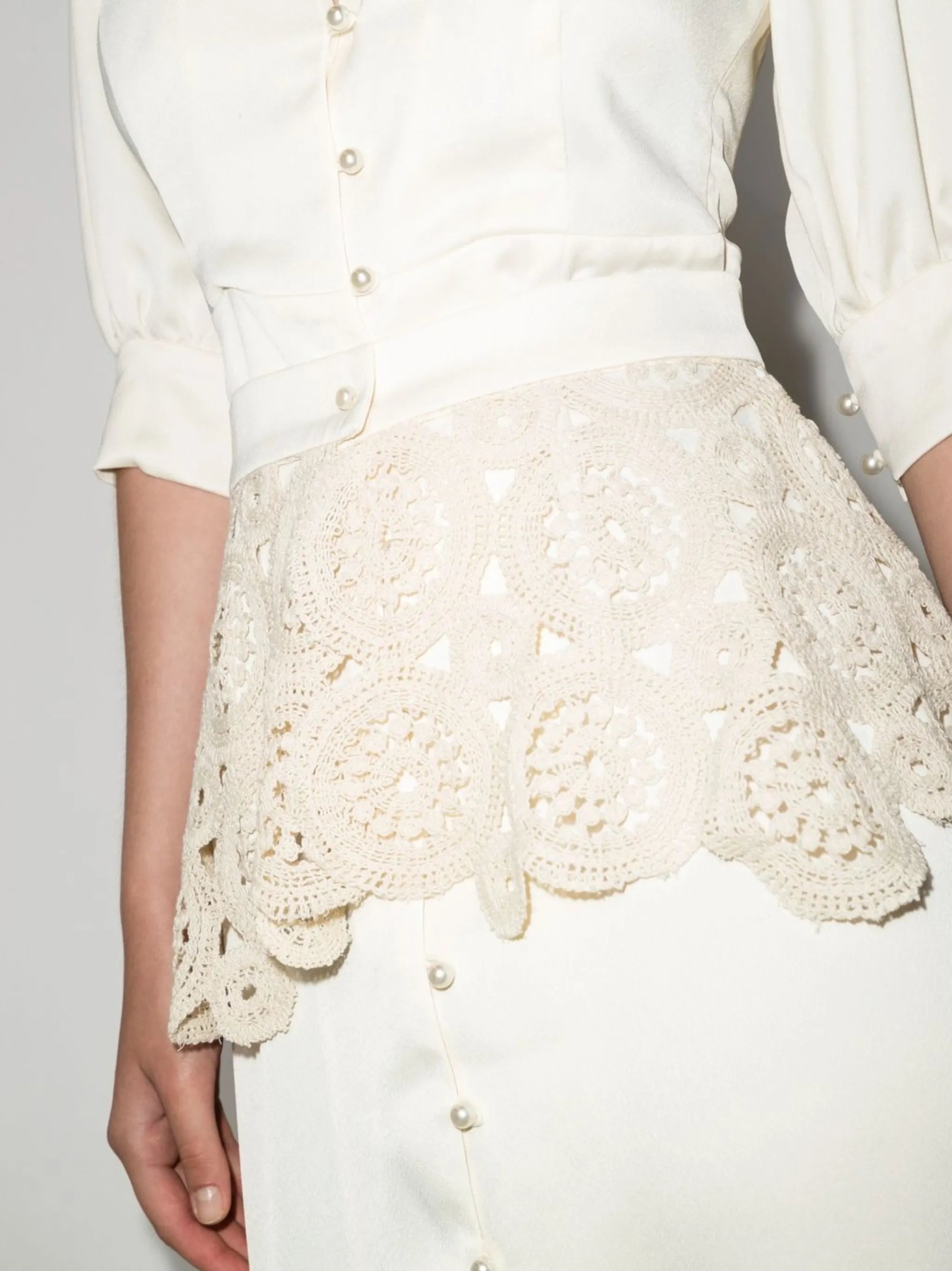 long-sleeve tiered dress