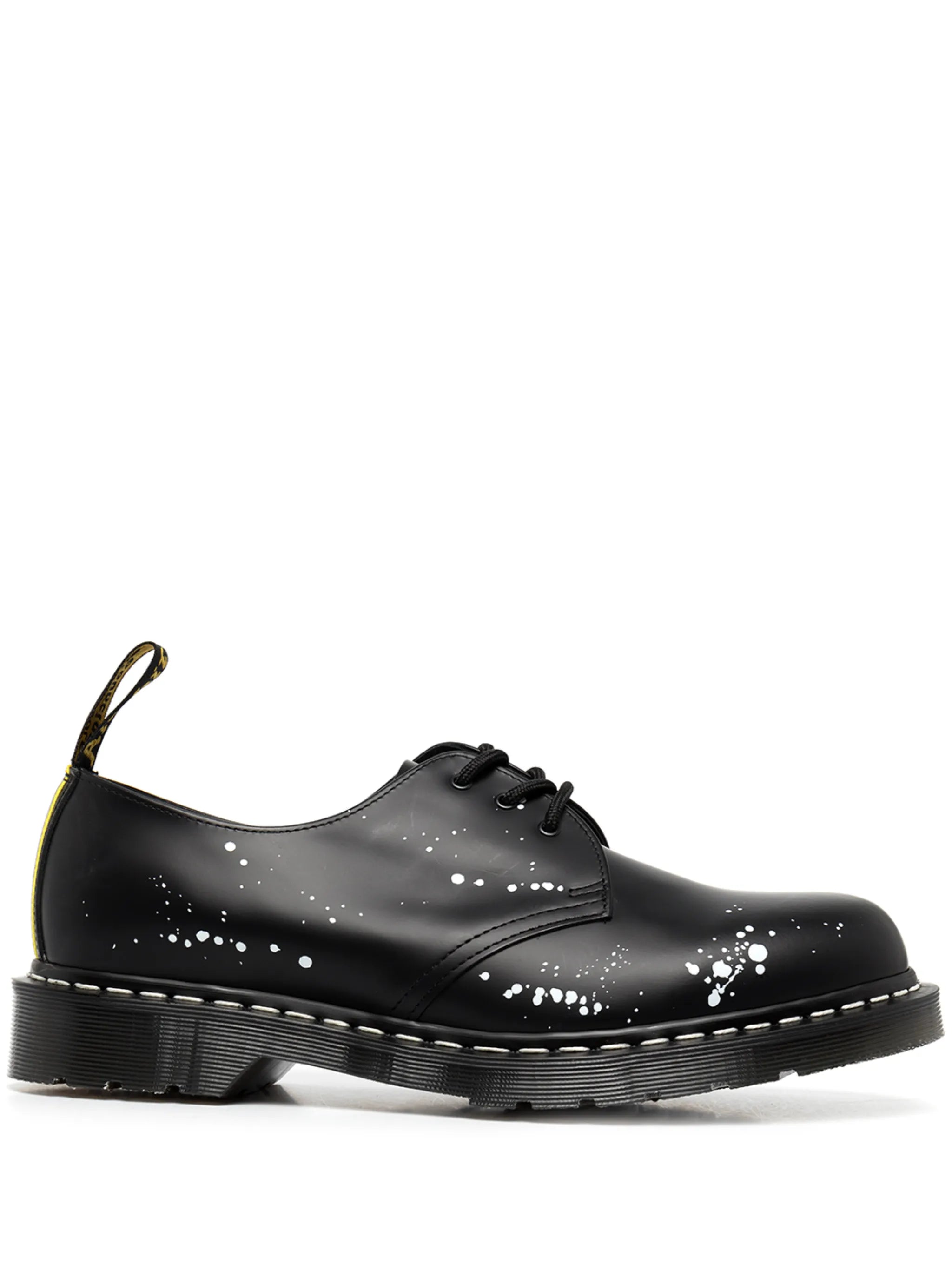 Neighborhood paint-splatter lace-up shoes