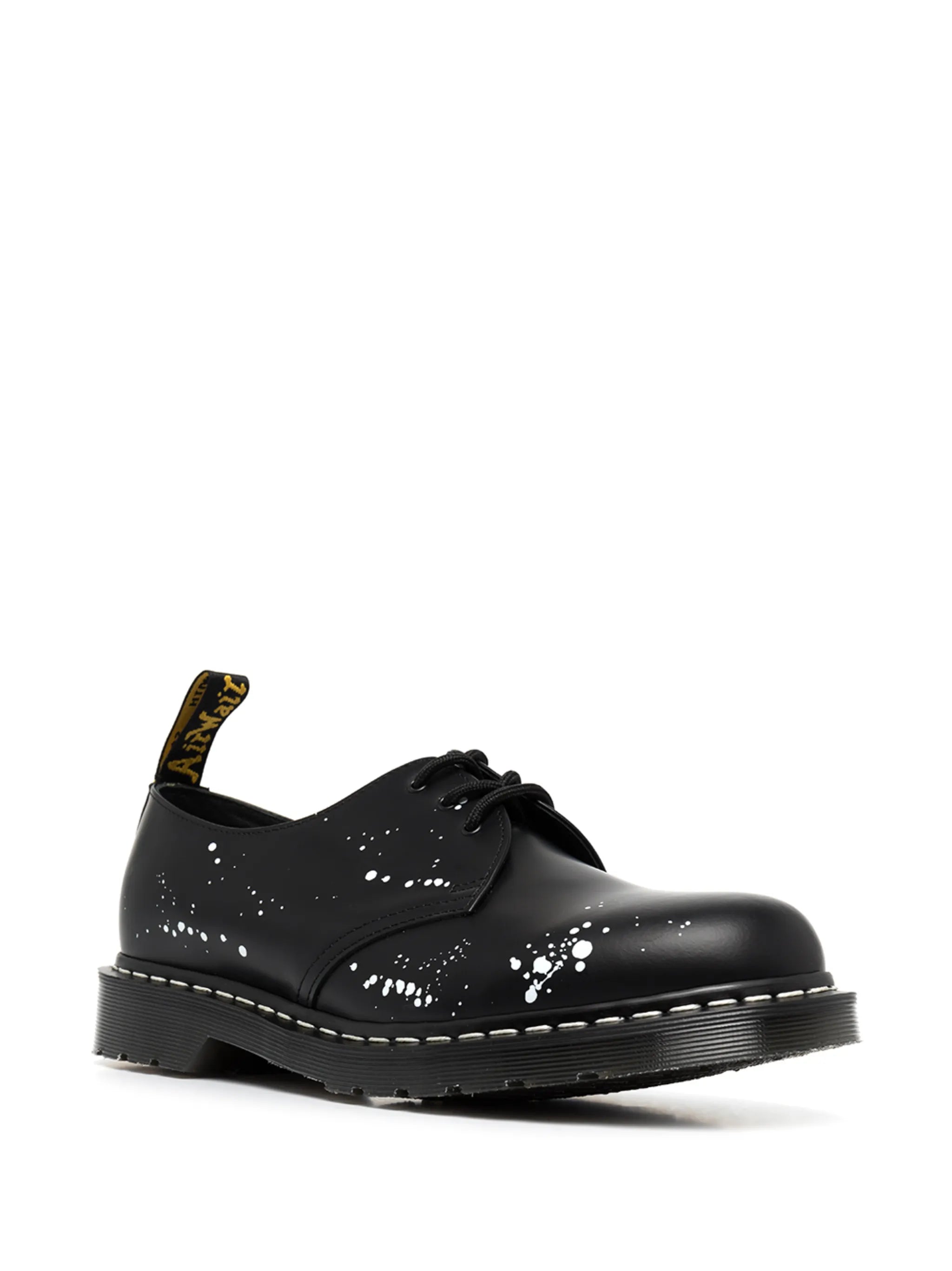 Neighborhood paint-splatter lace-up shoes
