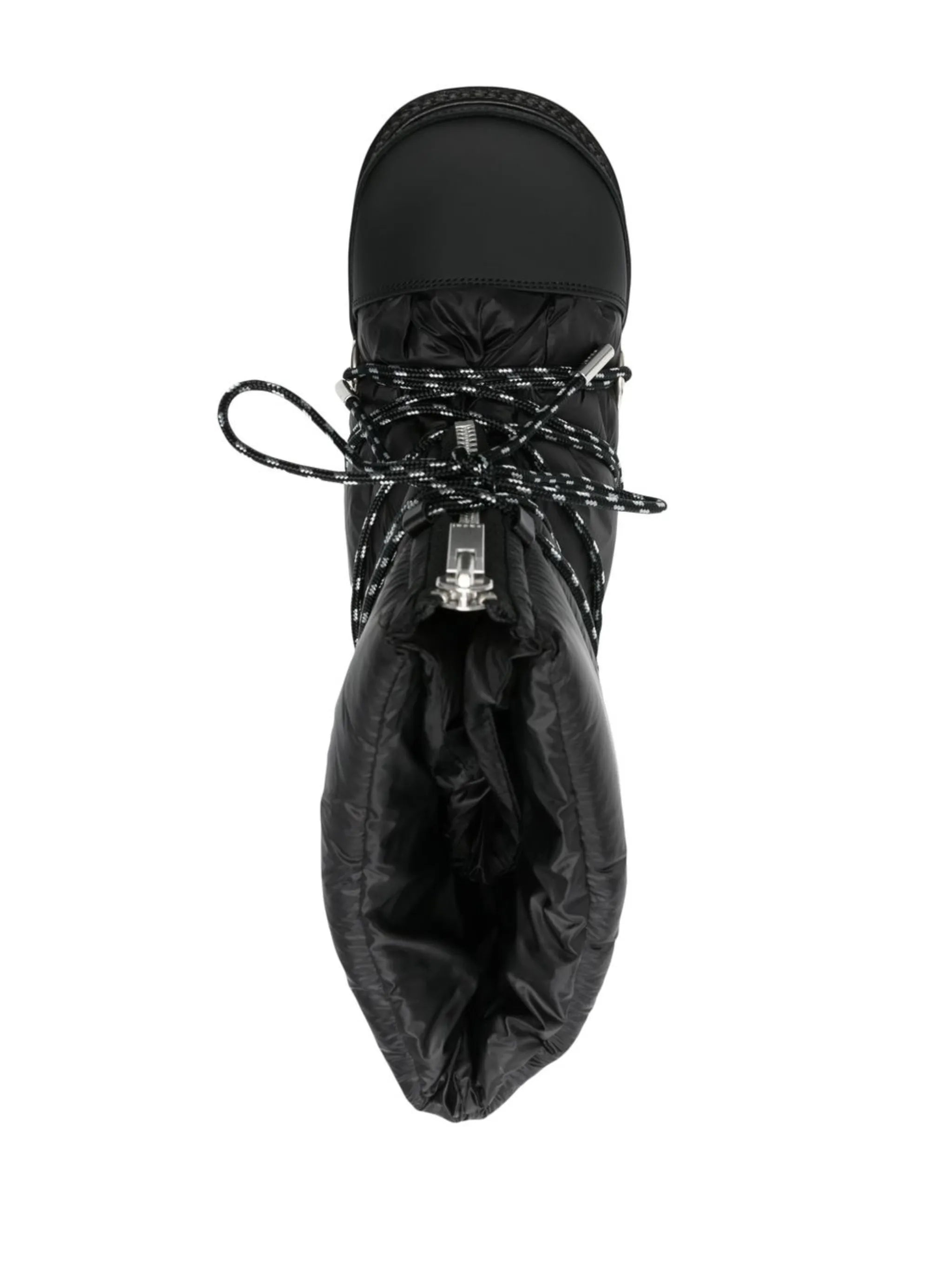 quilted lace-up ankle boots