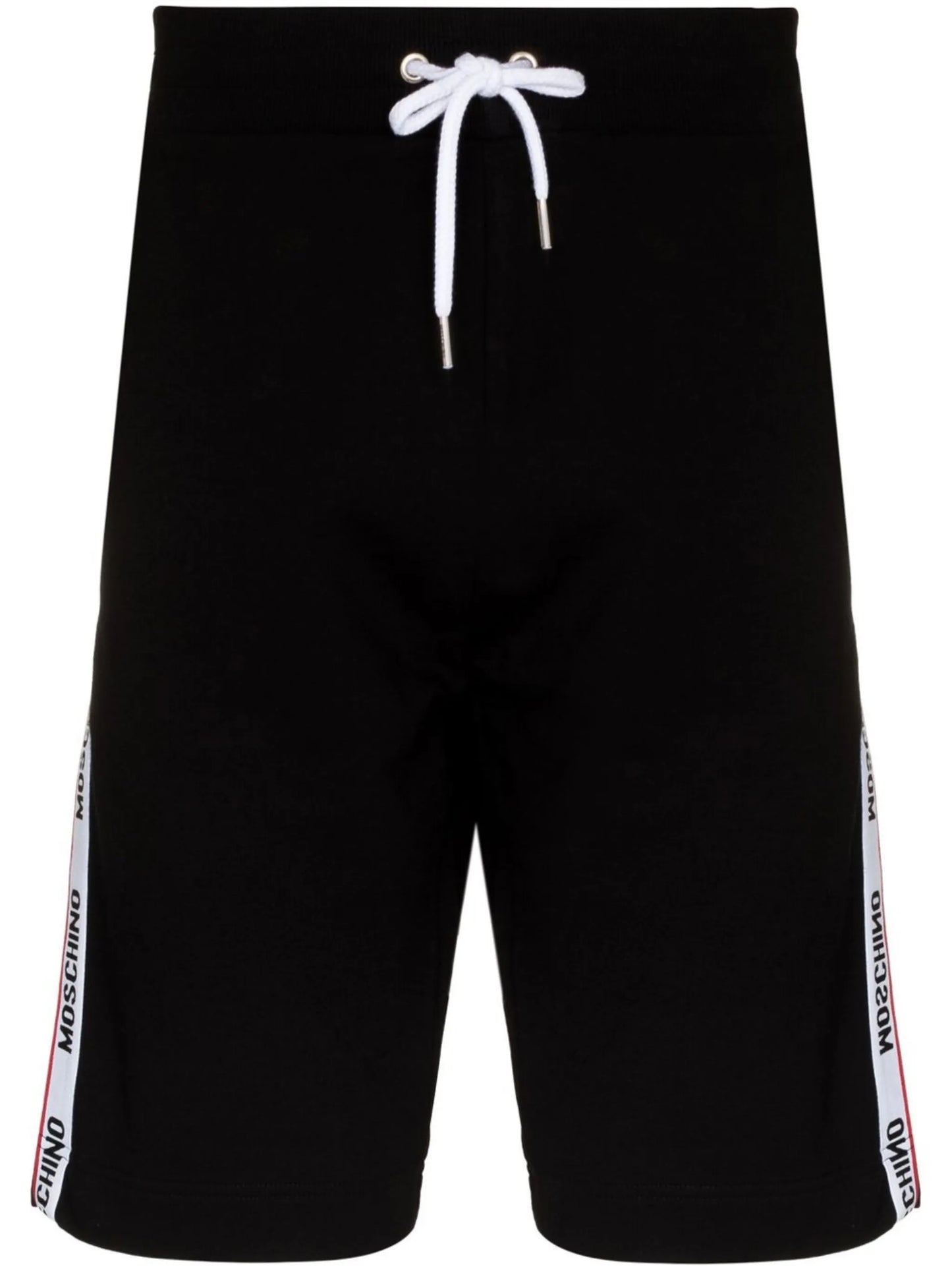 logo-tape drawstring-waist shorts