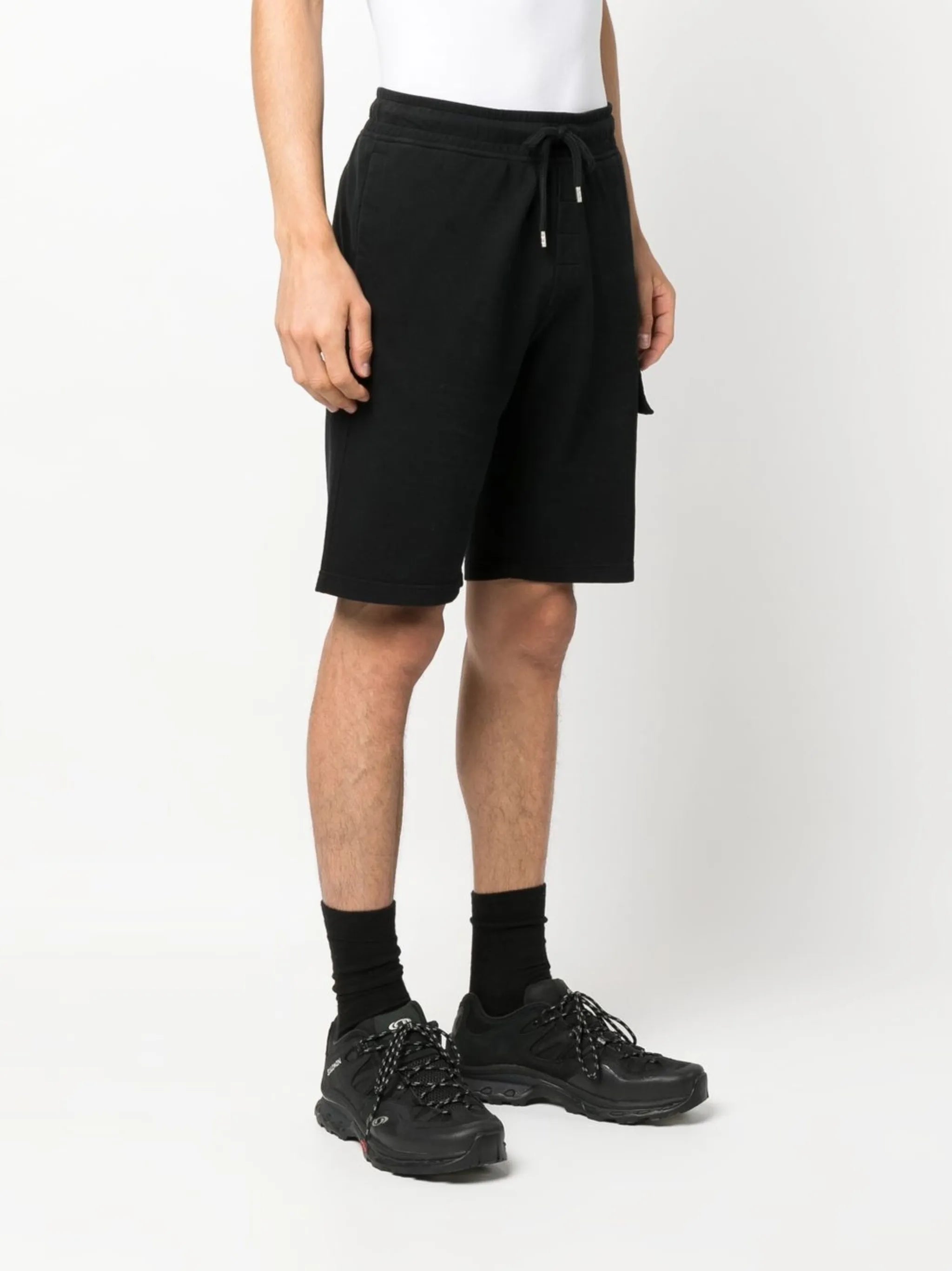fleece drawstring track pants