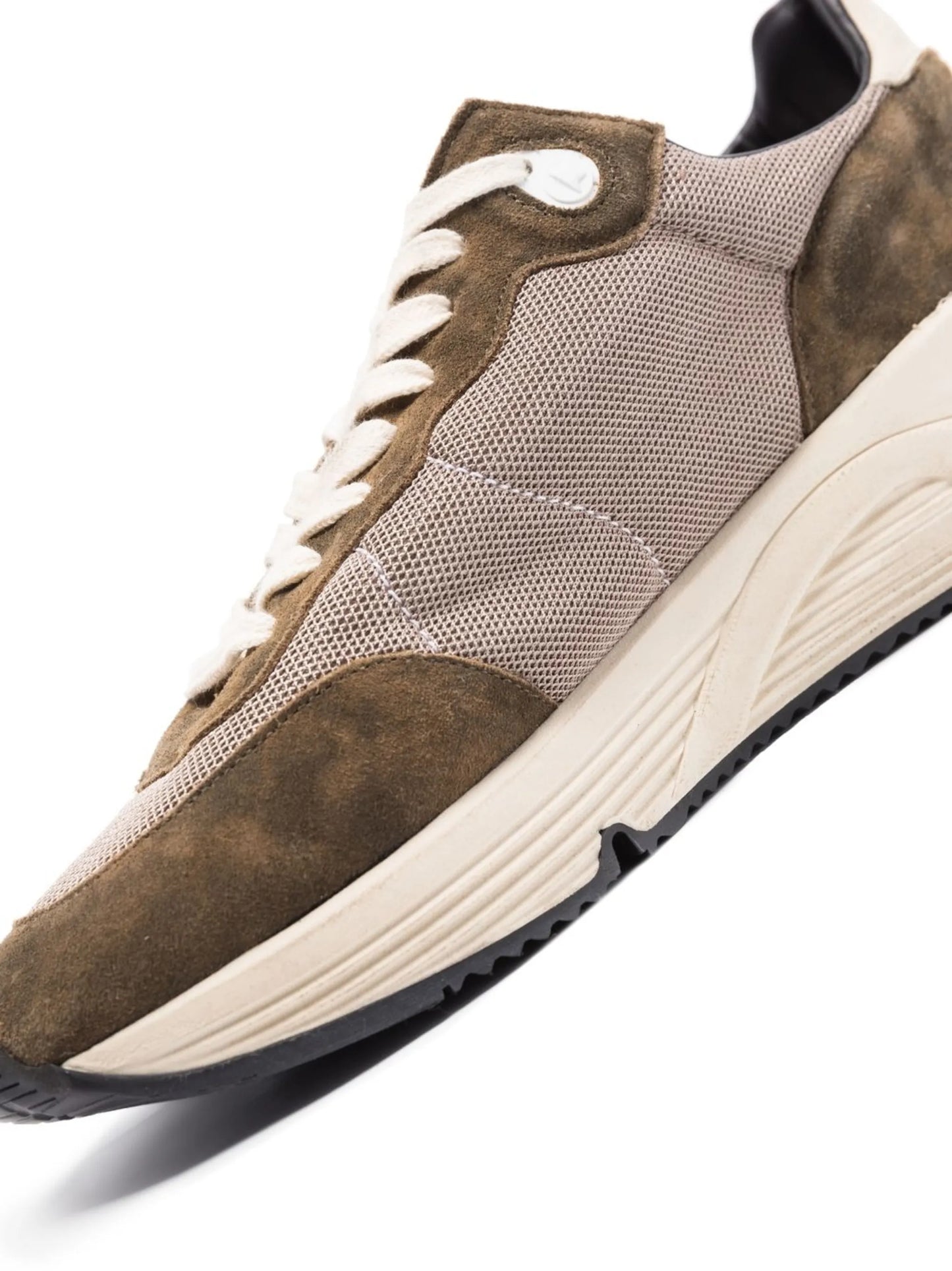 star-patch lace-up sneakers