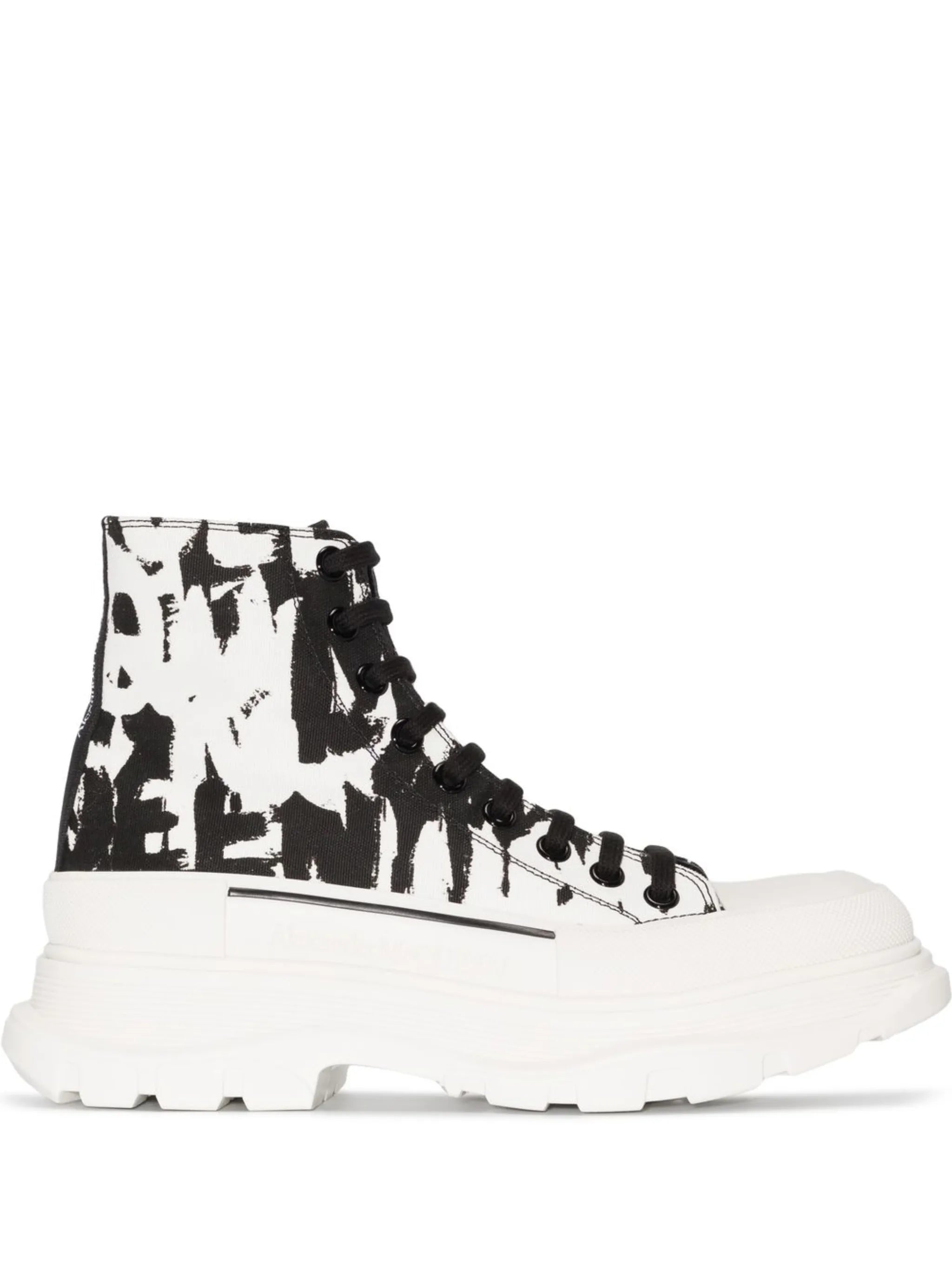 Treadslick graffiti-print sneakers