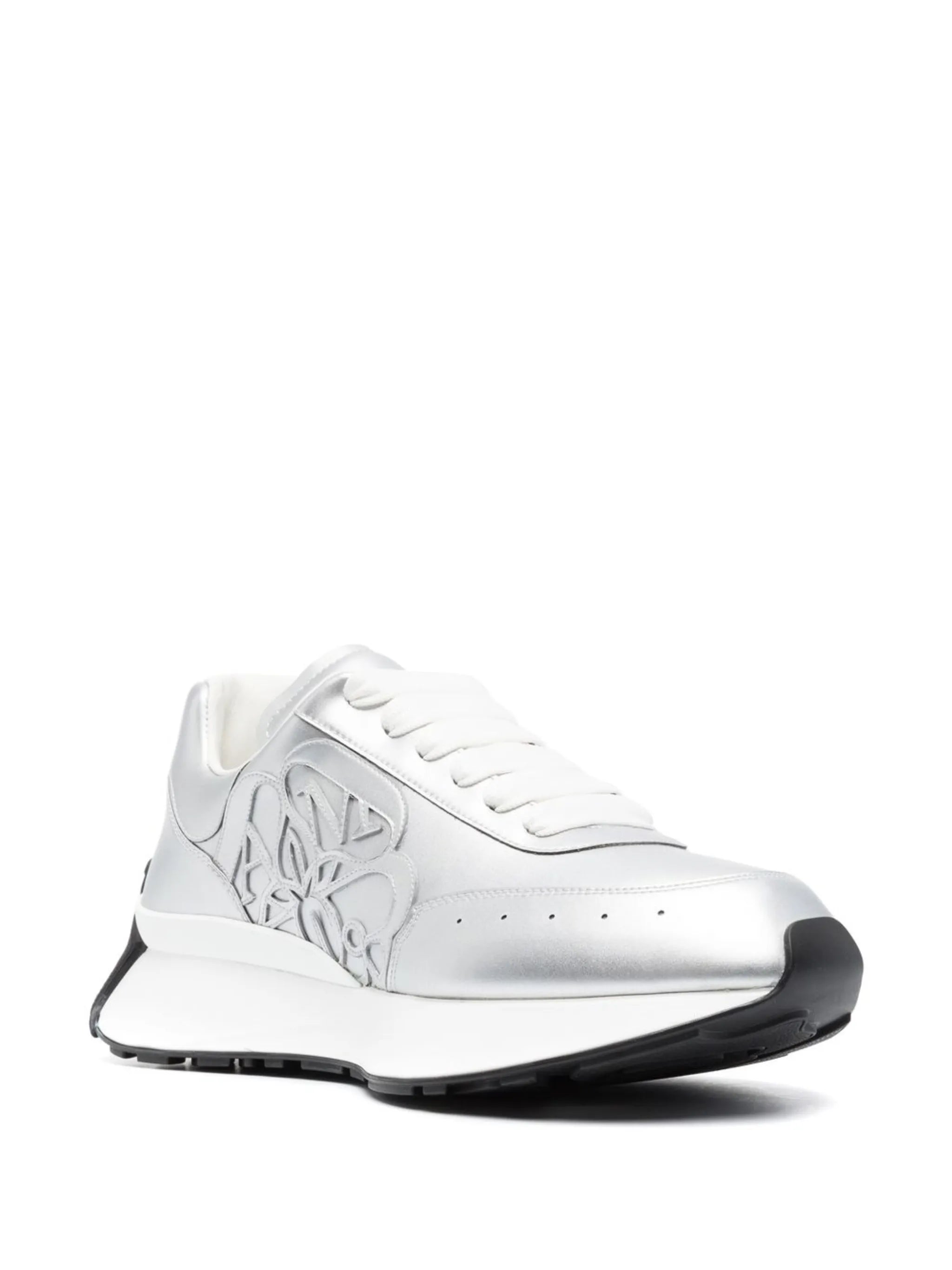 Sprint Runner metallic-effect sneakers