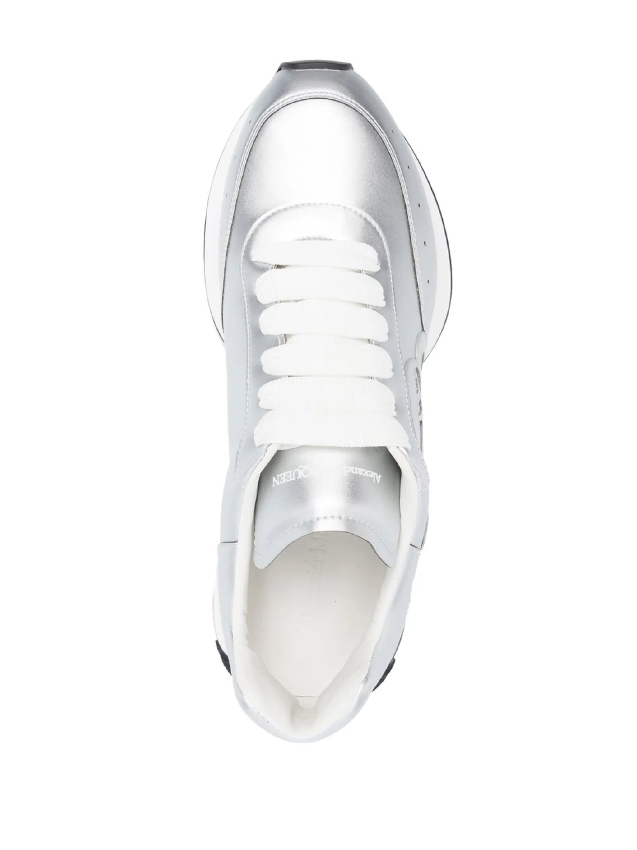 Sprint Runner metallic-effect sneakers