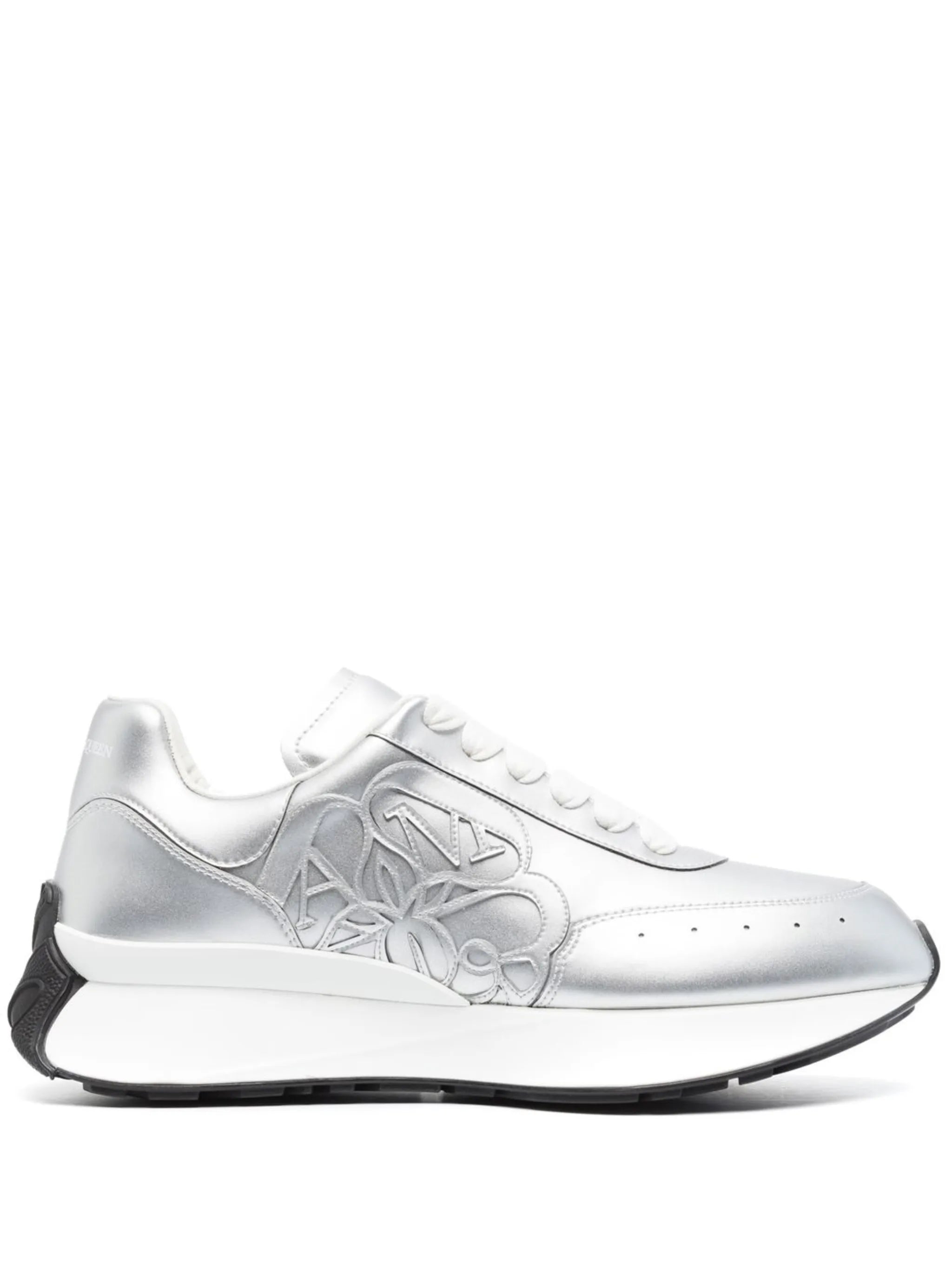 Sprint Runner metallic-effect sneakers
