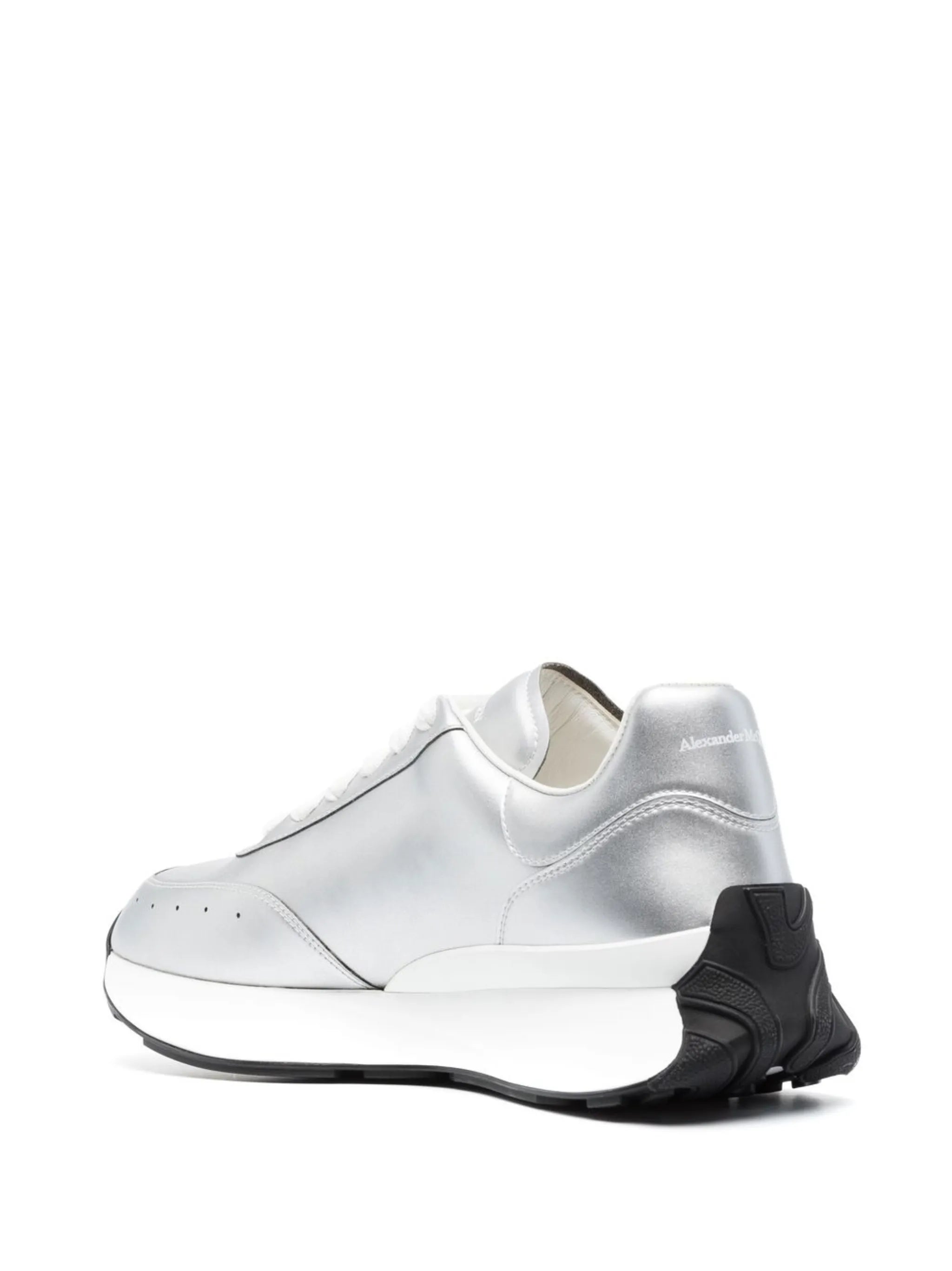 Sprint Runner metallic-effect sneakers