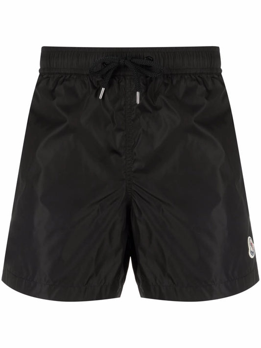 logo-patch swimming shorts