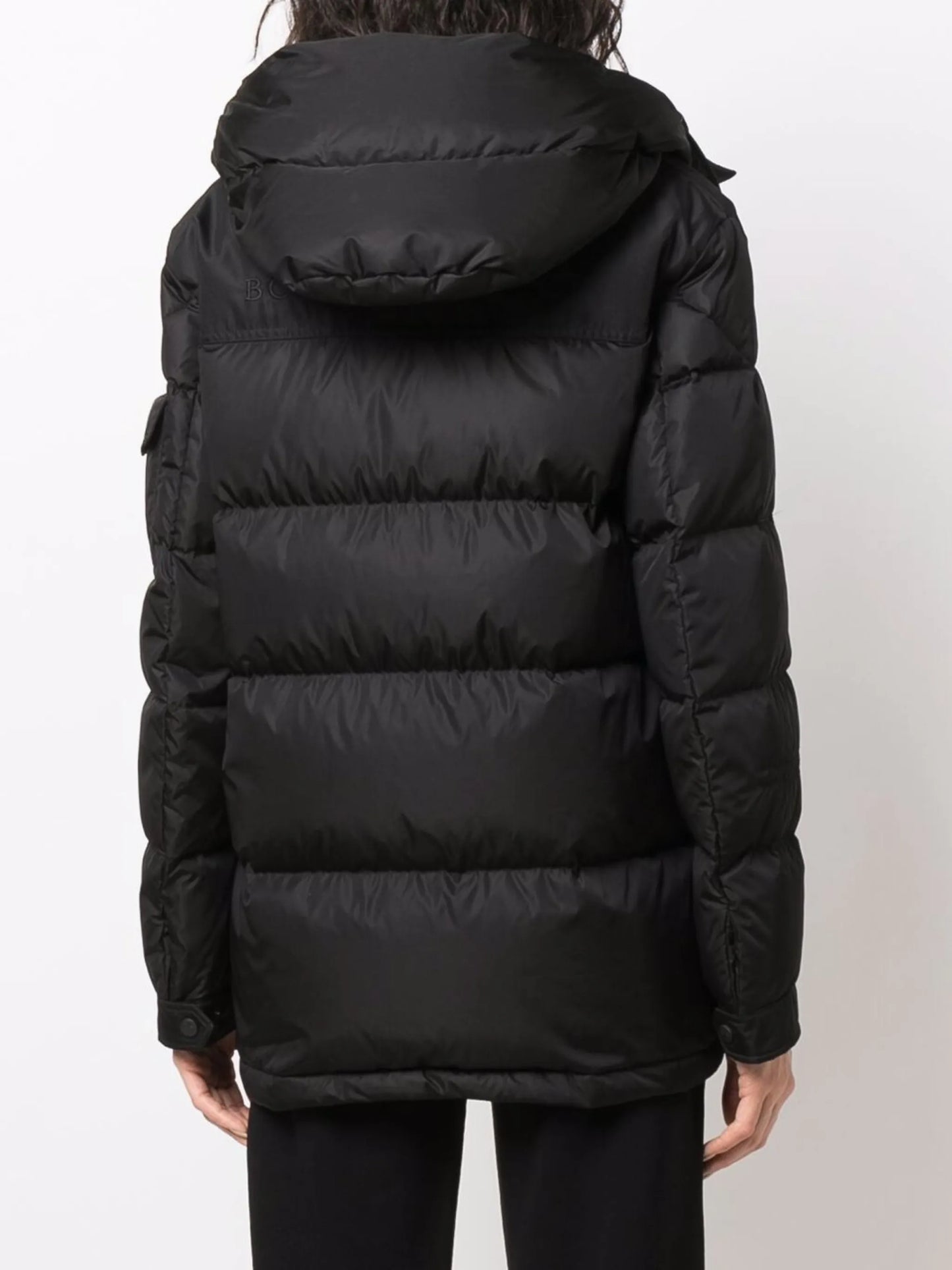 logo-patch padded jacke