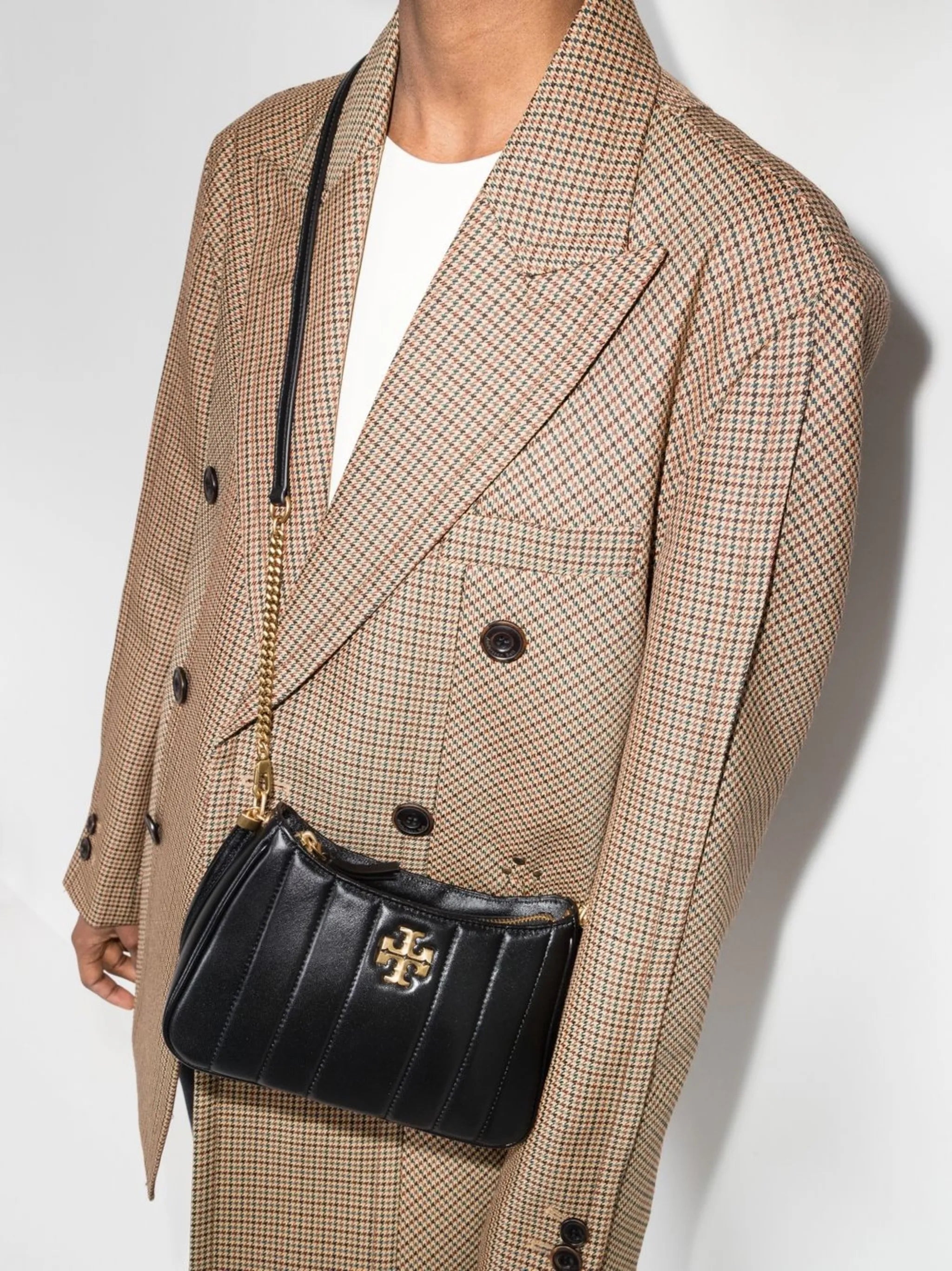 Kira logo-plaque shoulder bag