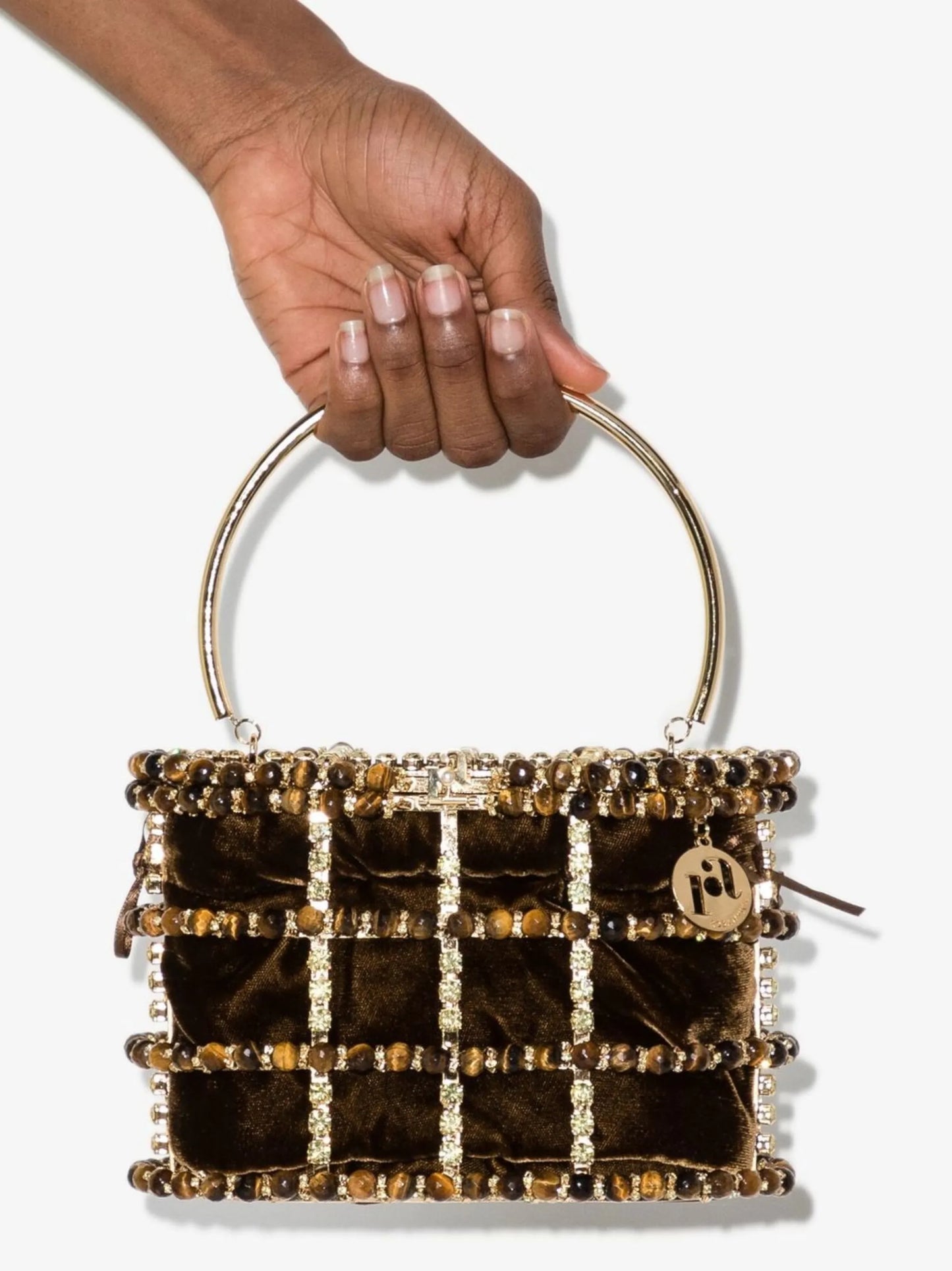 Holli Diletta bead-embellished tote bag