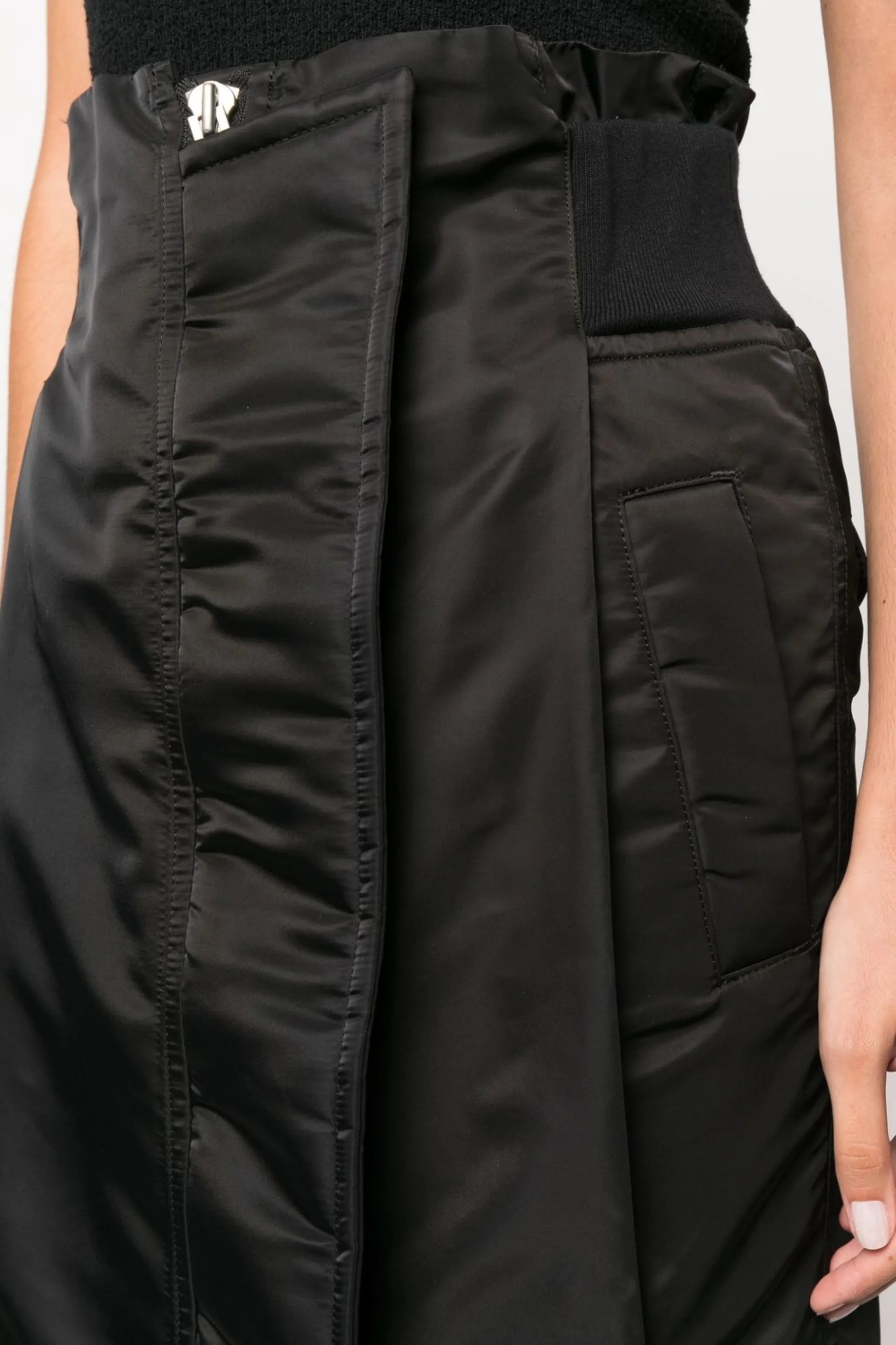Onkyo padded midi skirt