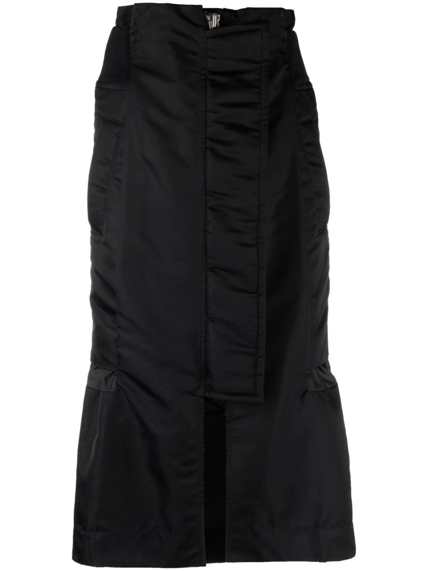 Onkyo padded midi skirt