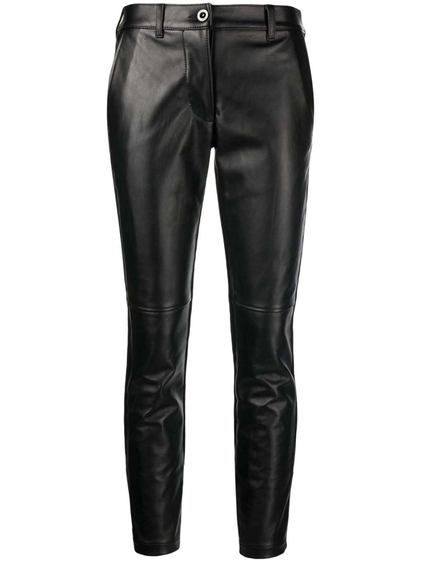 low-rise cropped trousers