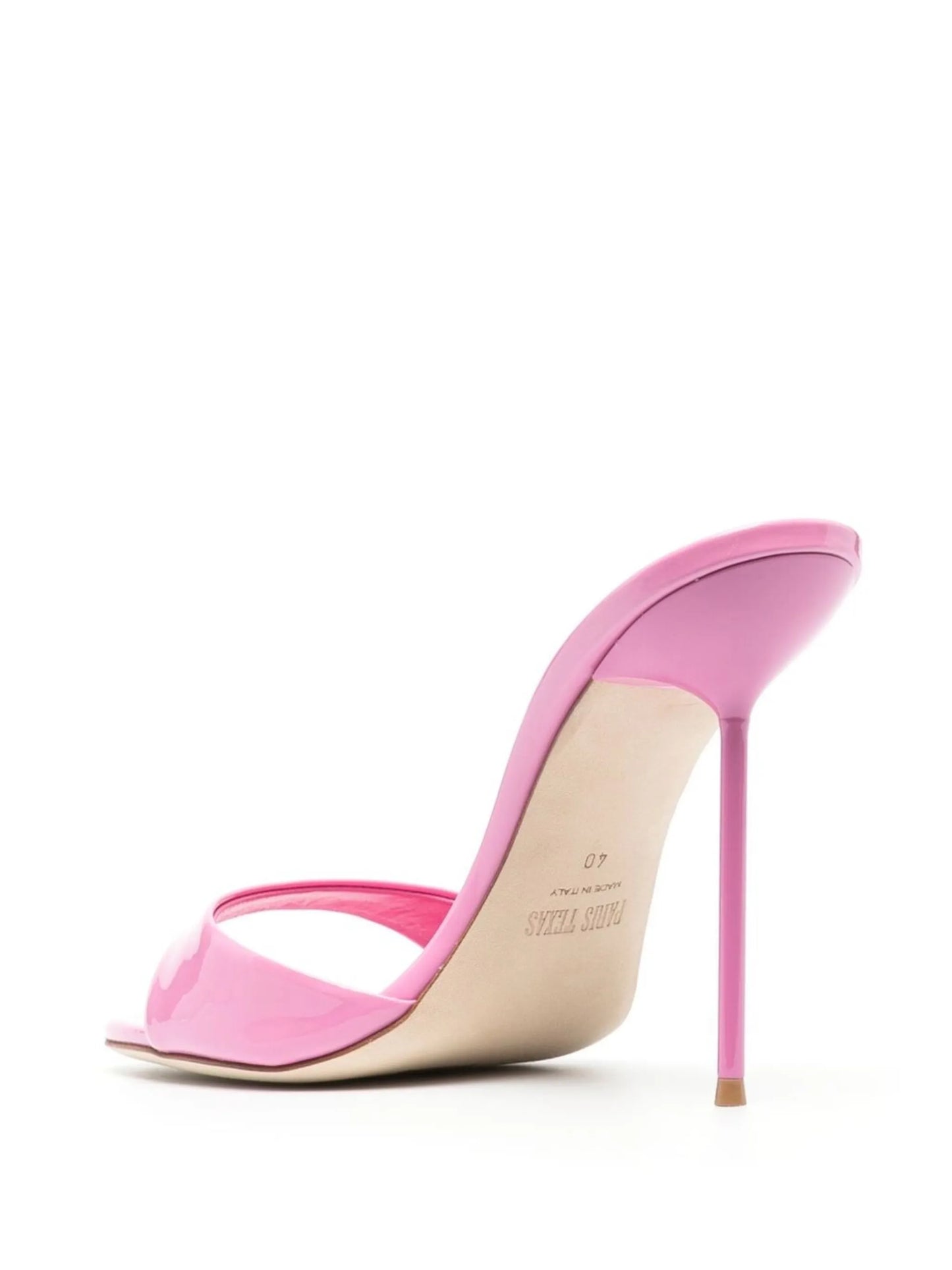 Lidia 105mm patent-leather sandals