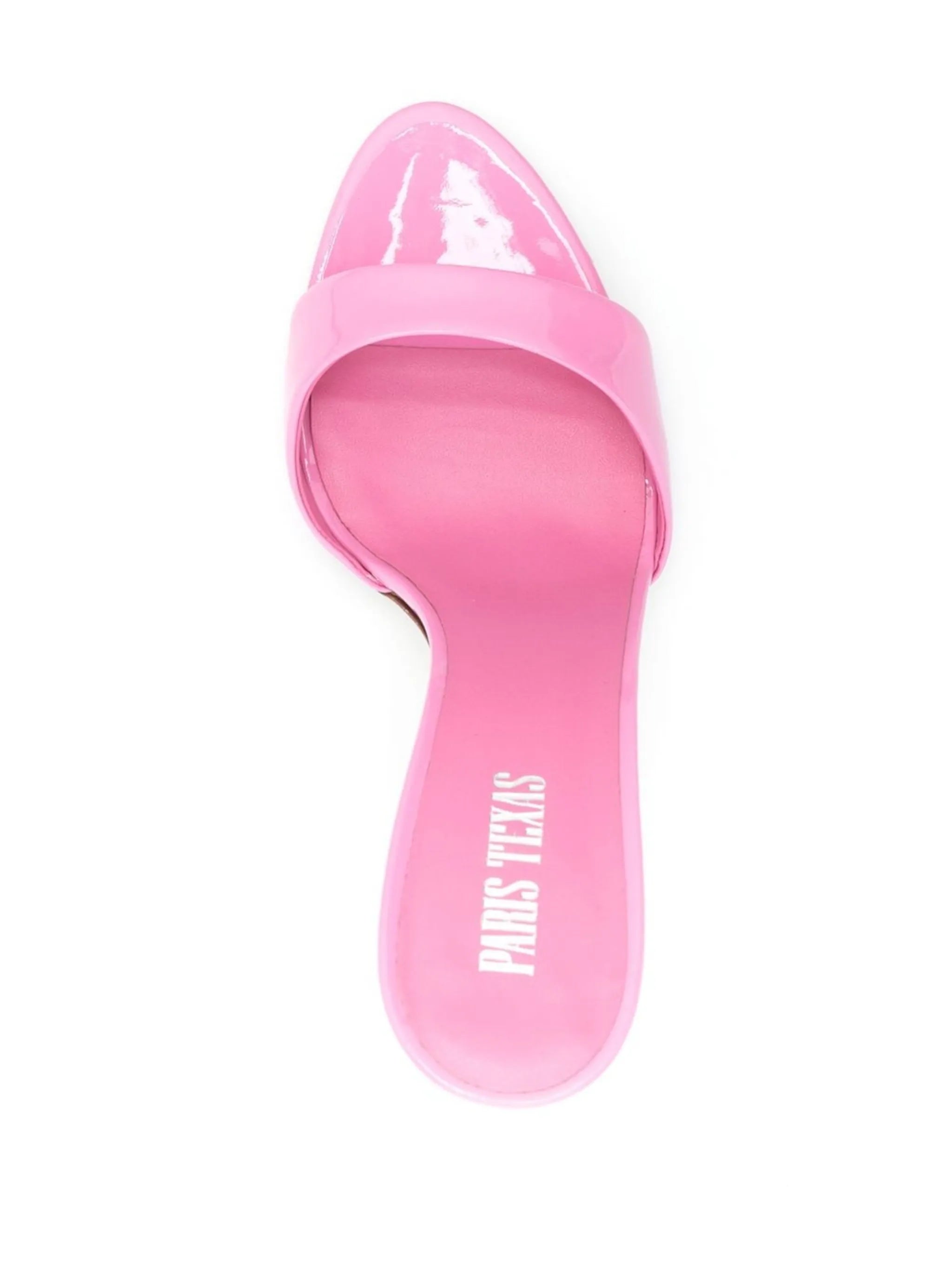 Lidia 105mm patent-leather sandals