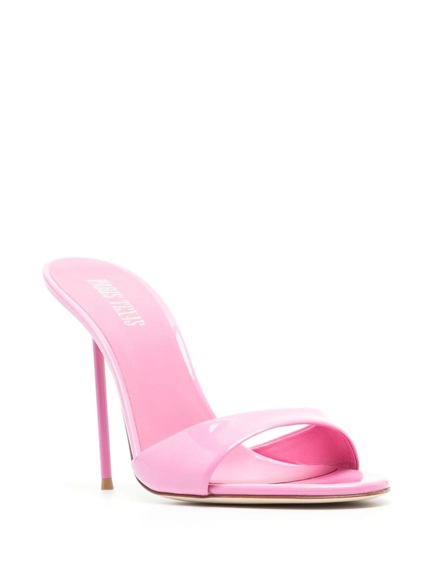 Lidia 105mm patent-leather sandals