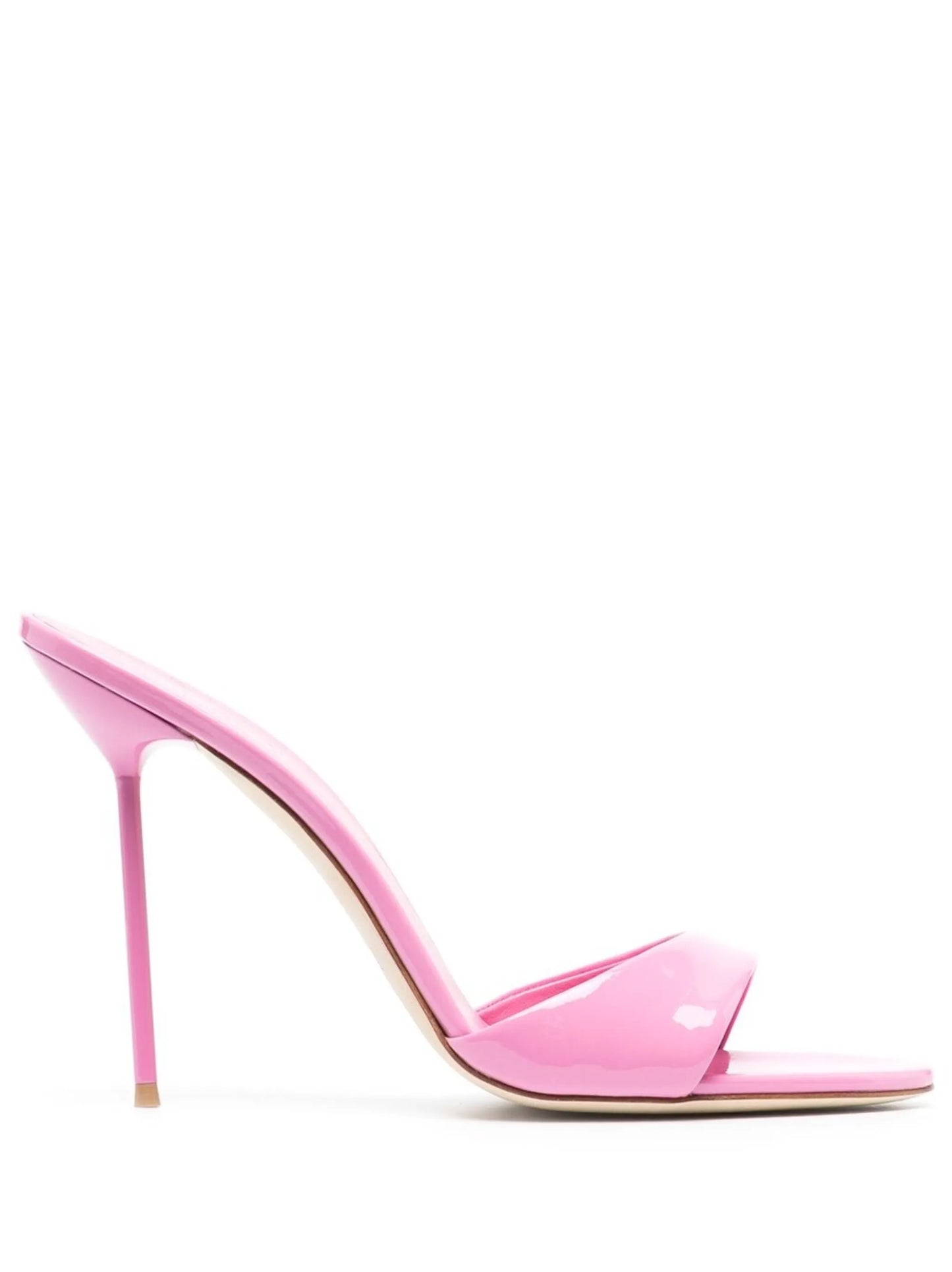 Lidia 105mm patent-leather sandals