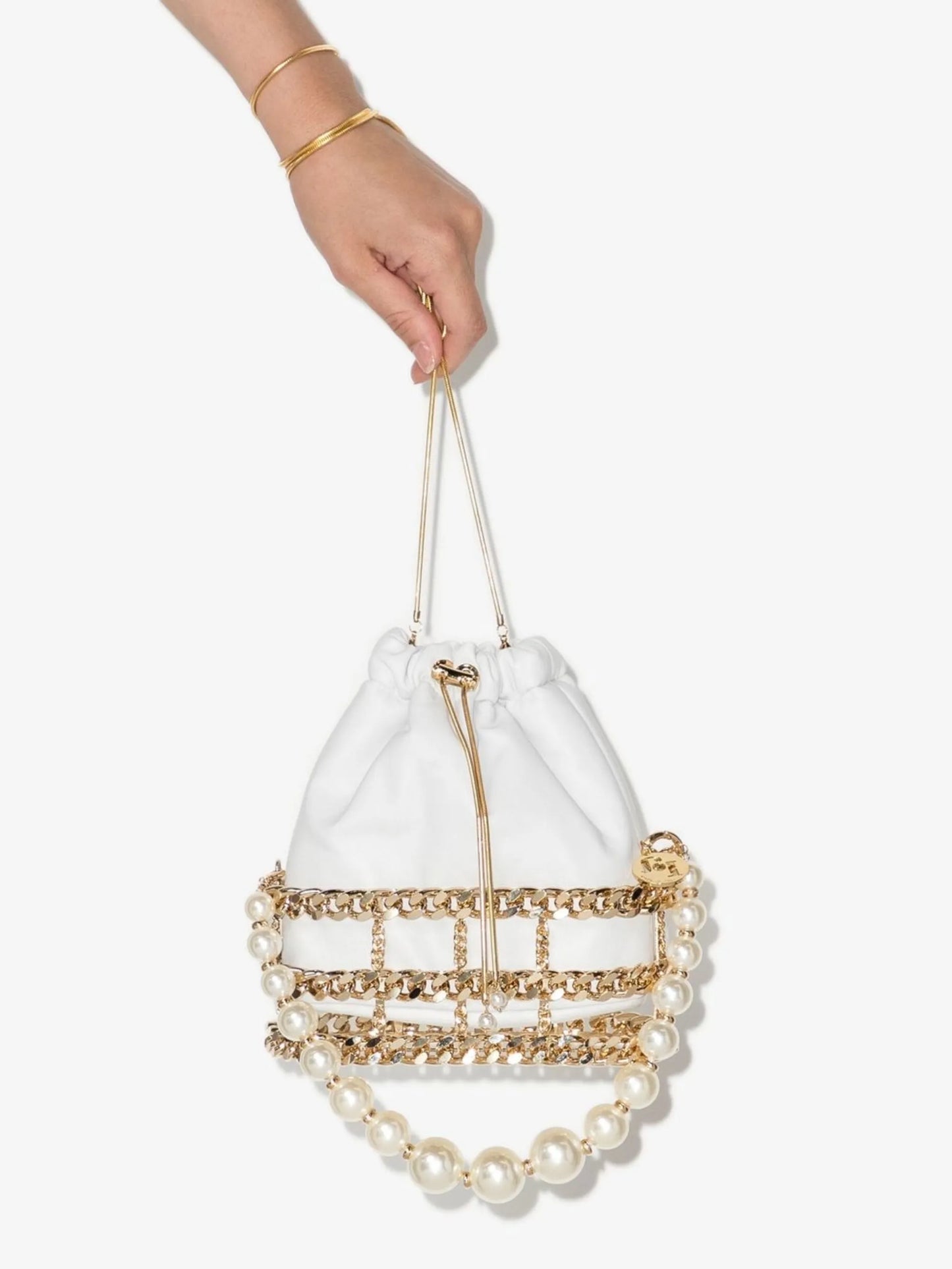 Convertible Pearls tote bag
