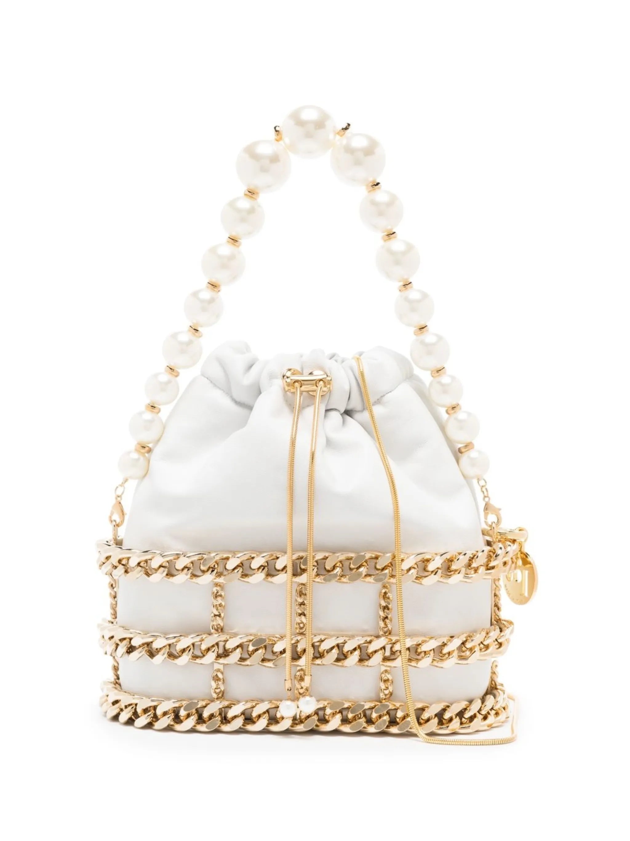 Convertible Pearls tote bag