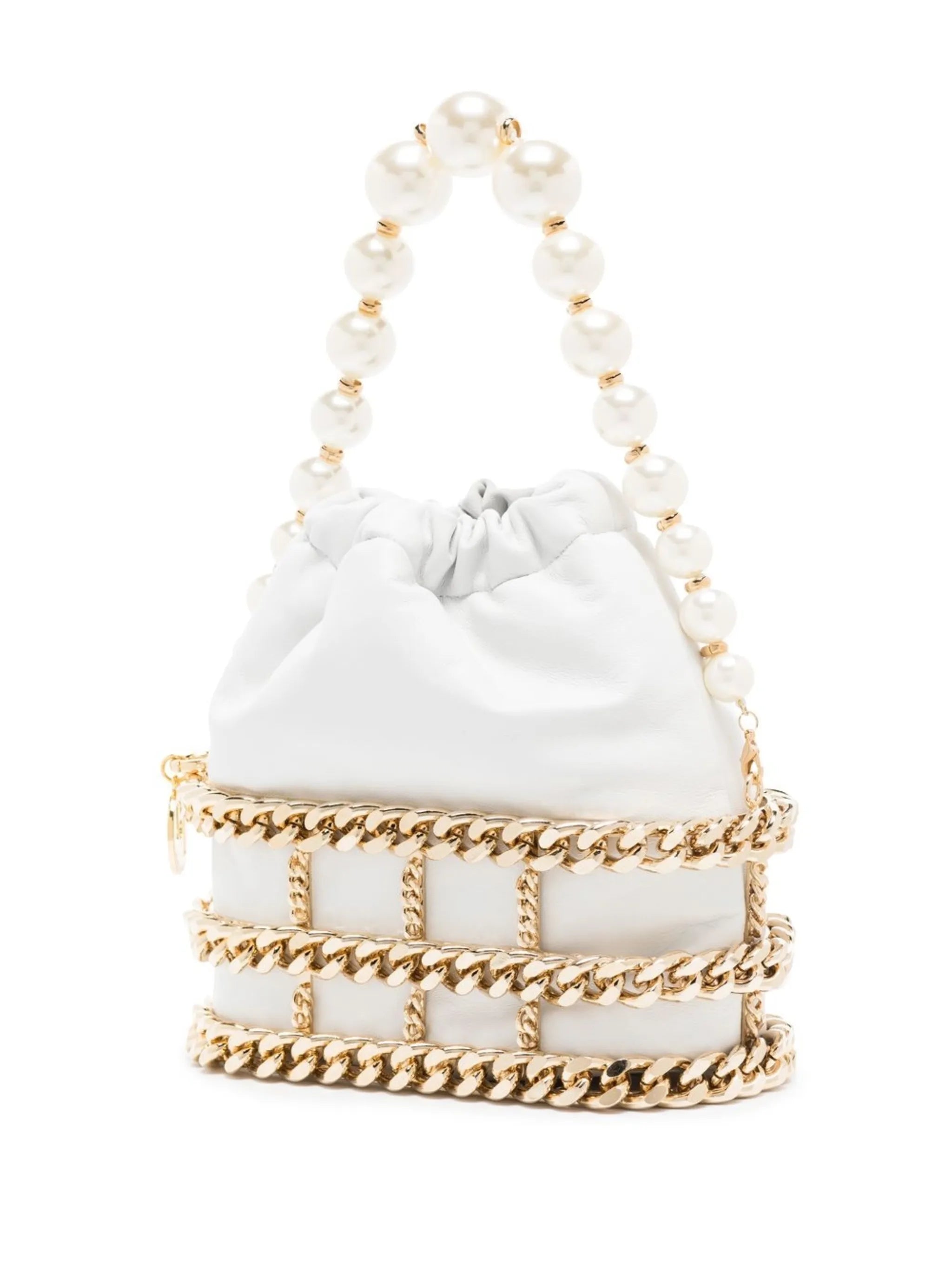Convertible Pearls tote bag