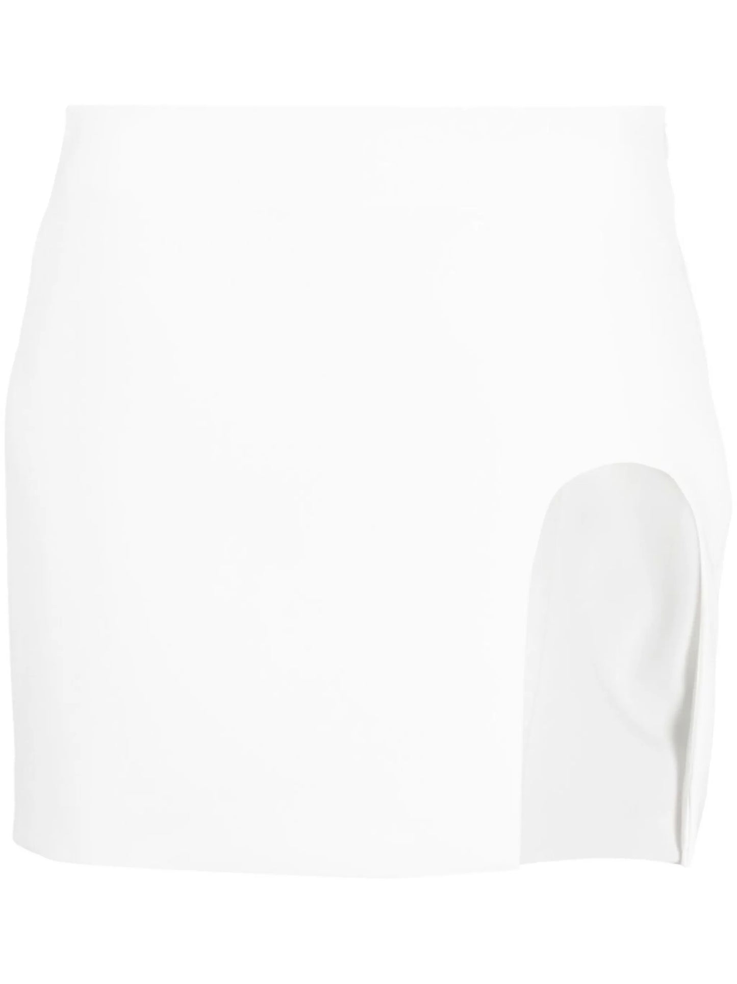 round-hem pencil skirt
