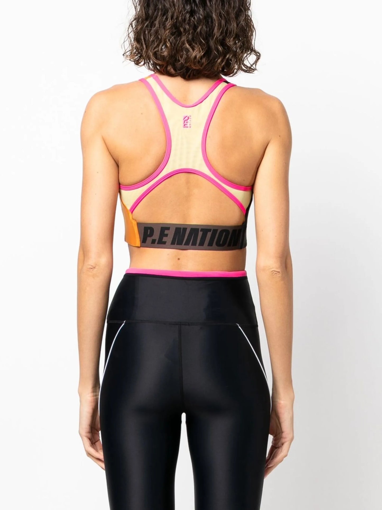 Runyon colour-block sports bra