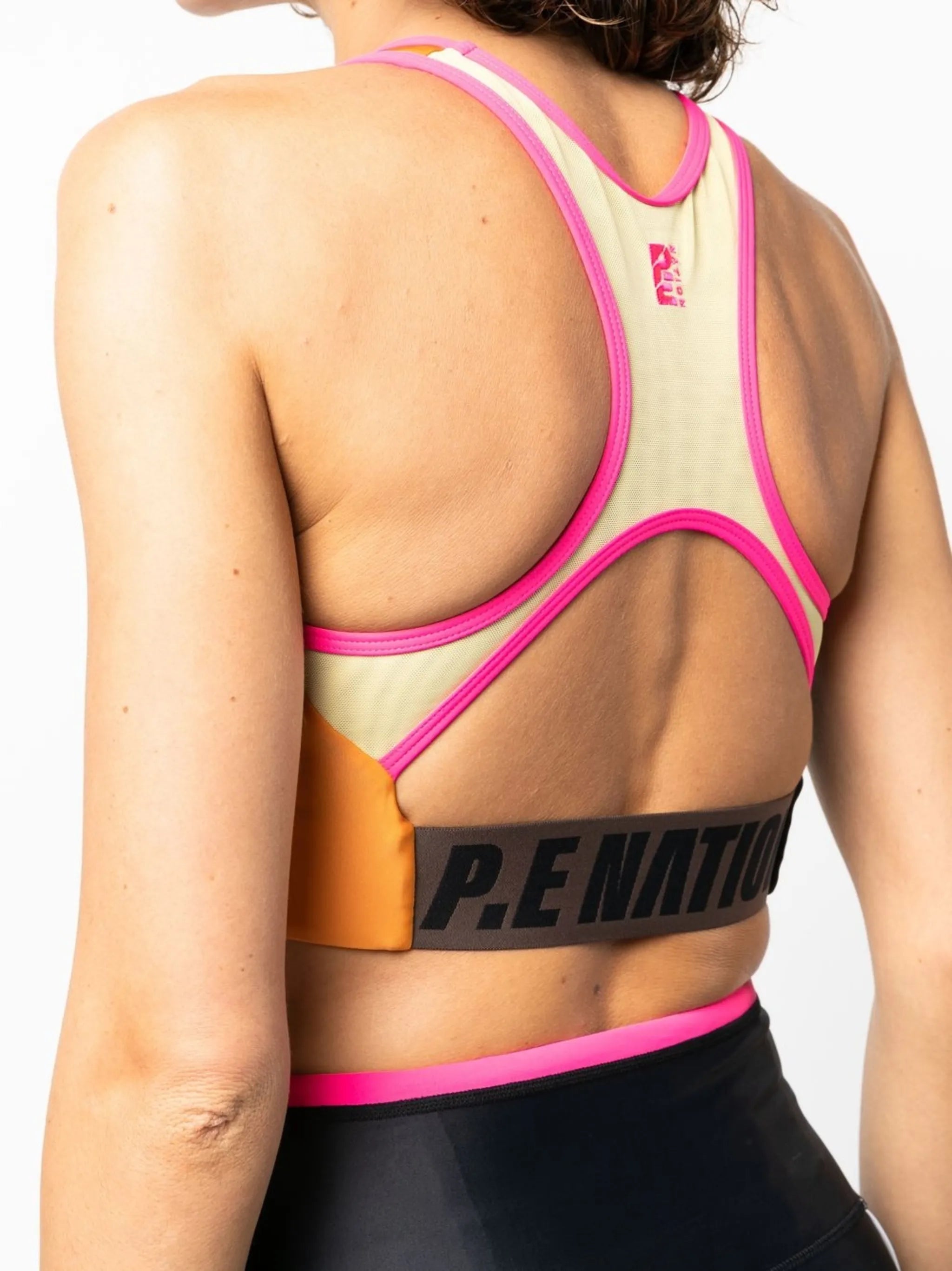Runyon colour-block sports bra