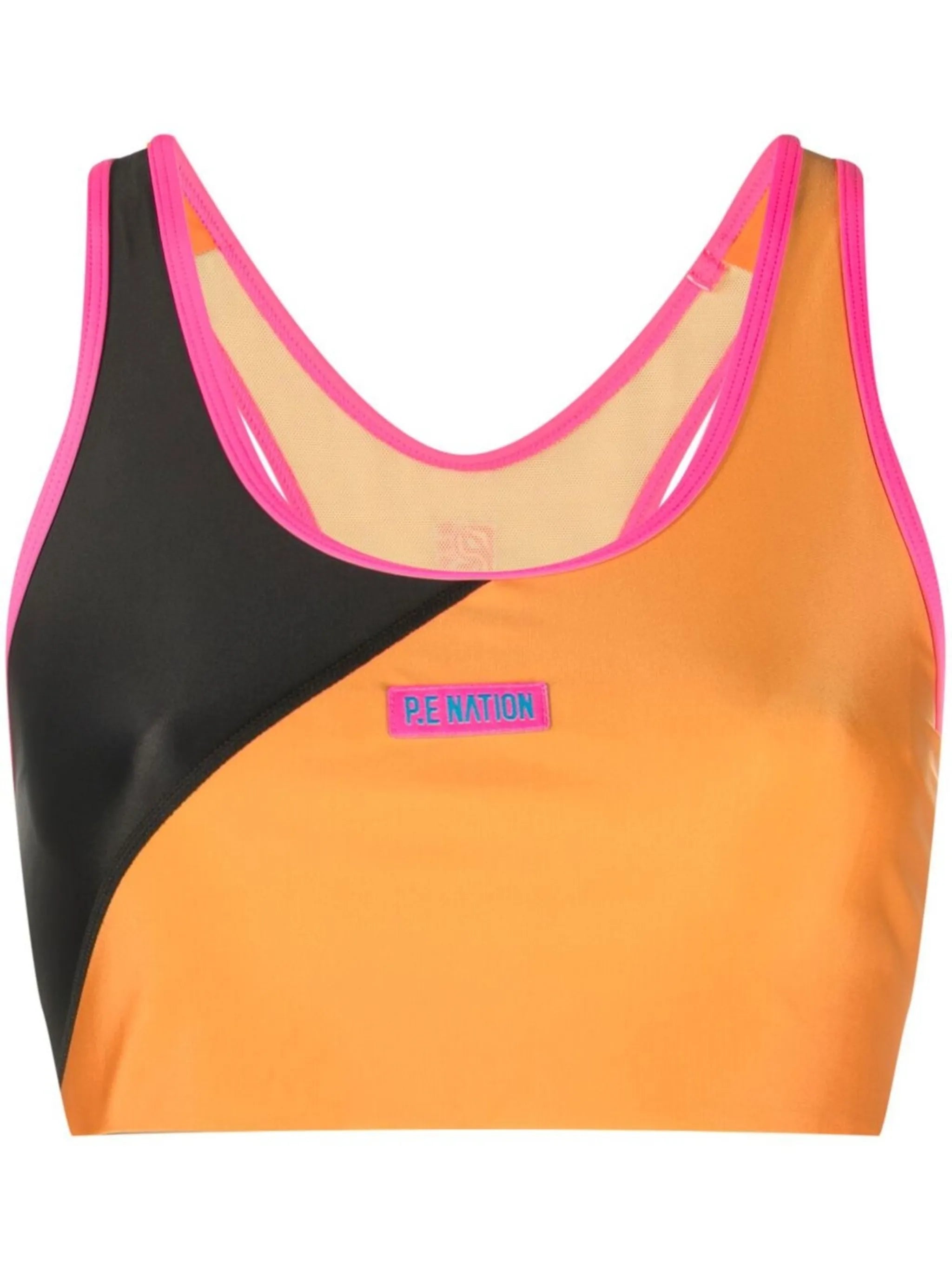 Runyon colour-block sports bra