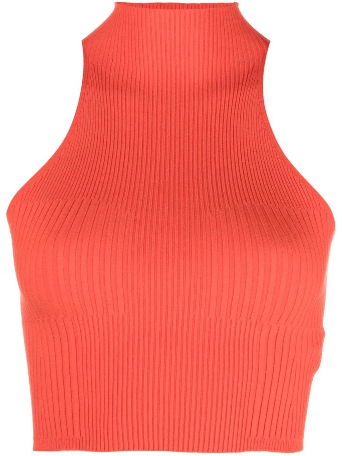 Lulu cropped high-neck top