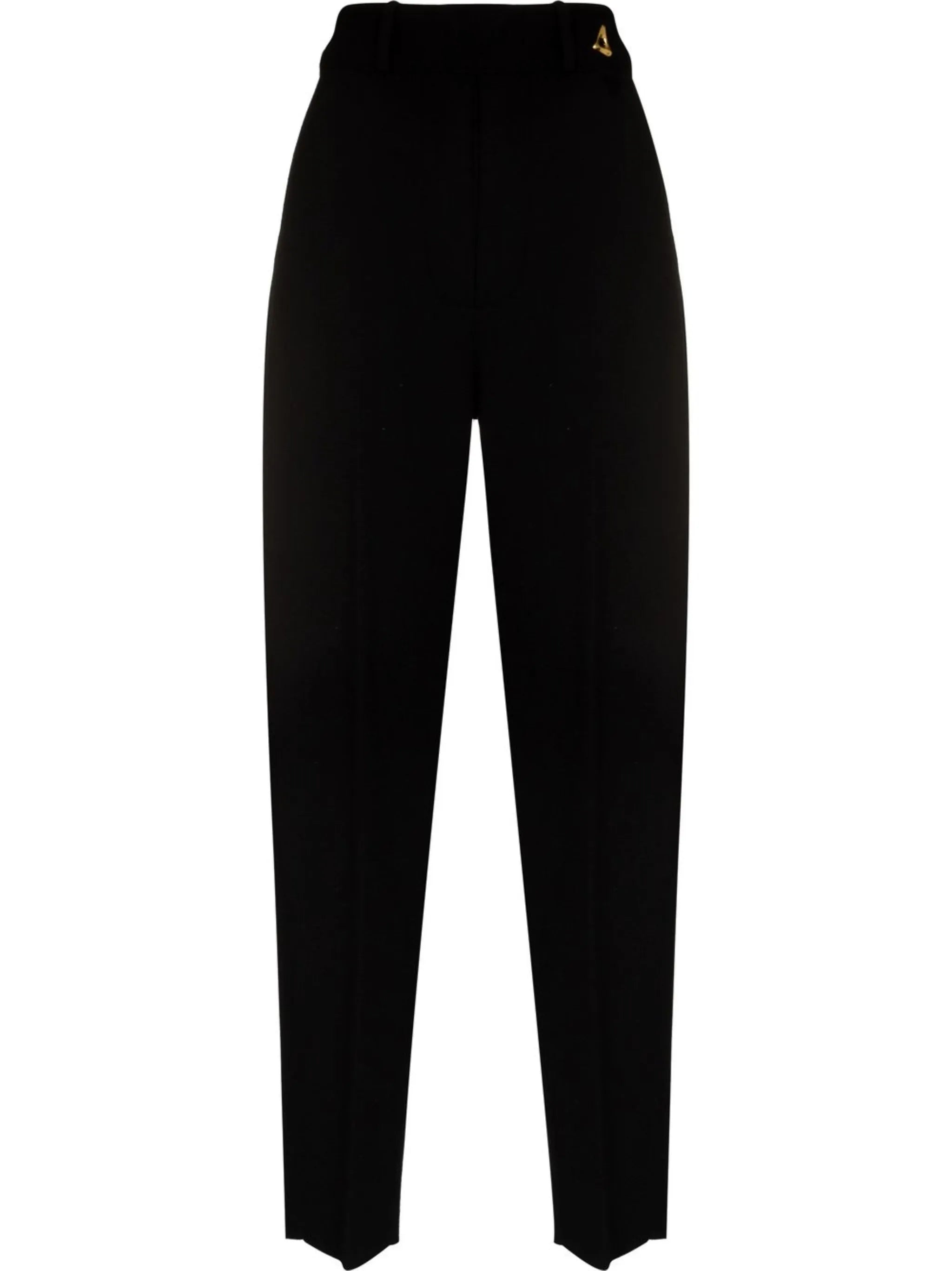 Madeleine logo-plaque knitted trousers