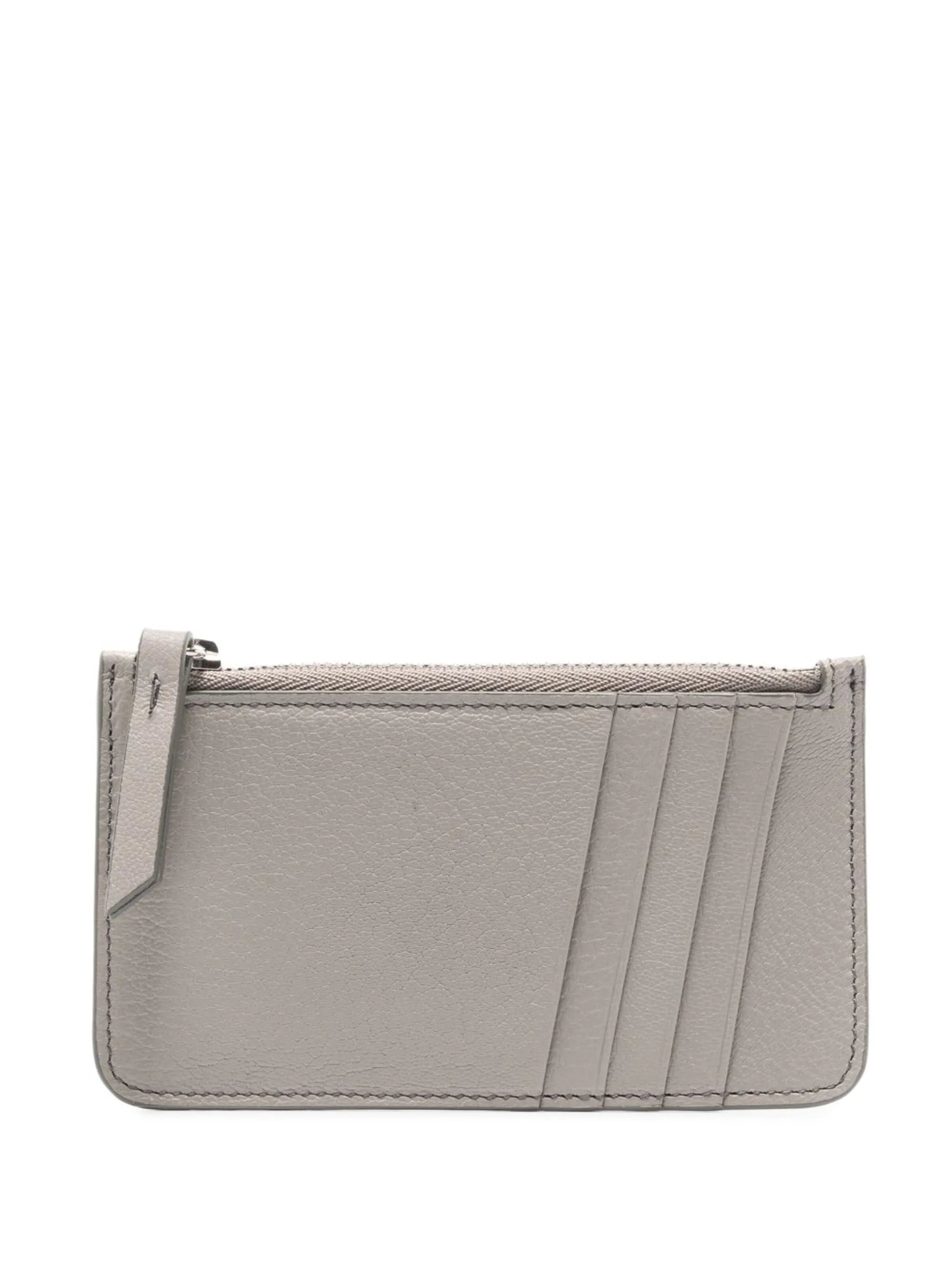 four-stitch leather card holder