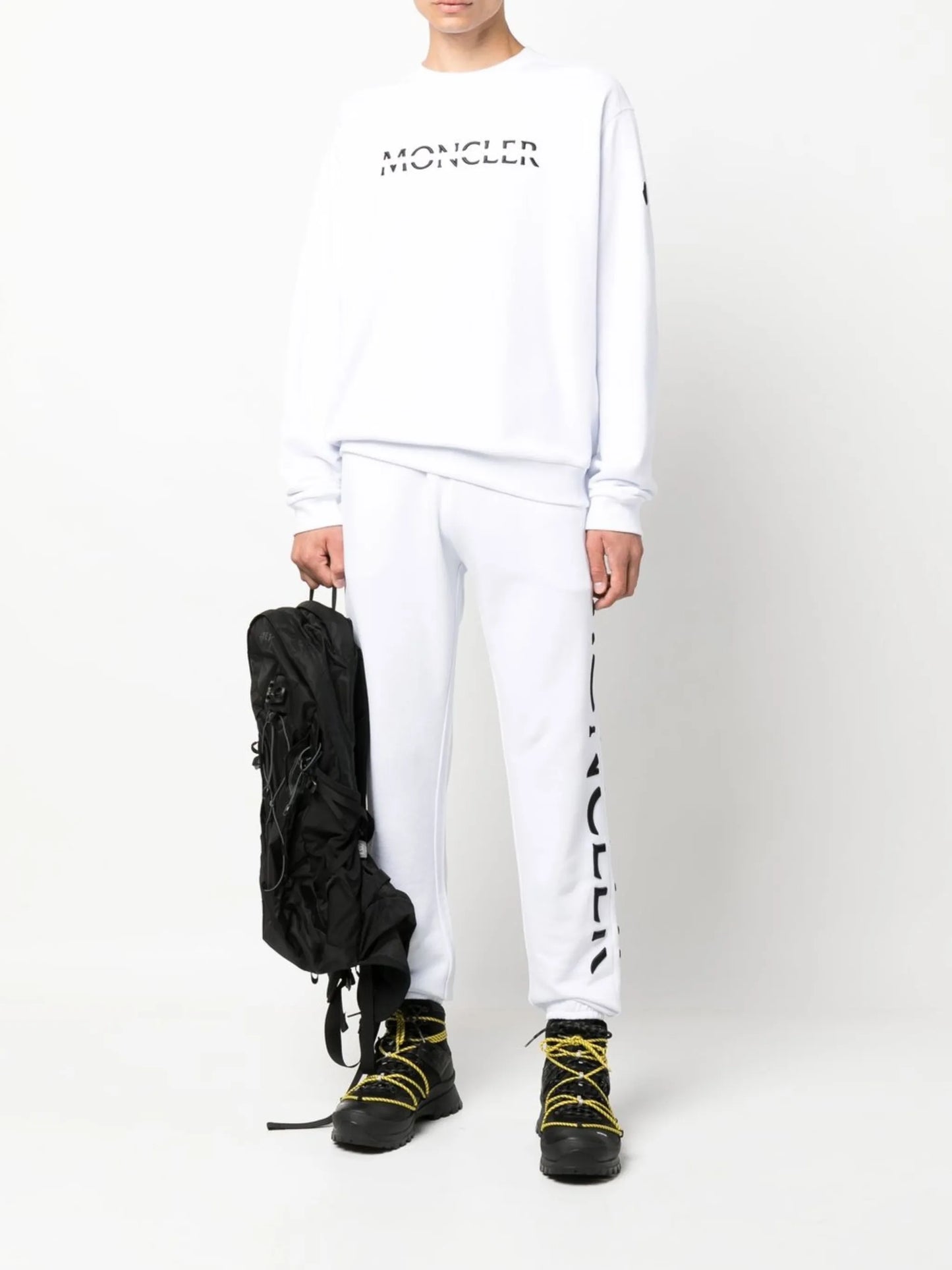 logo patch track pants