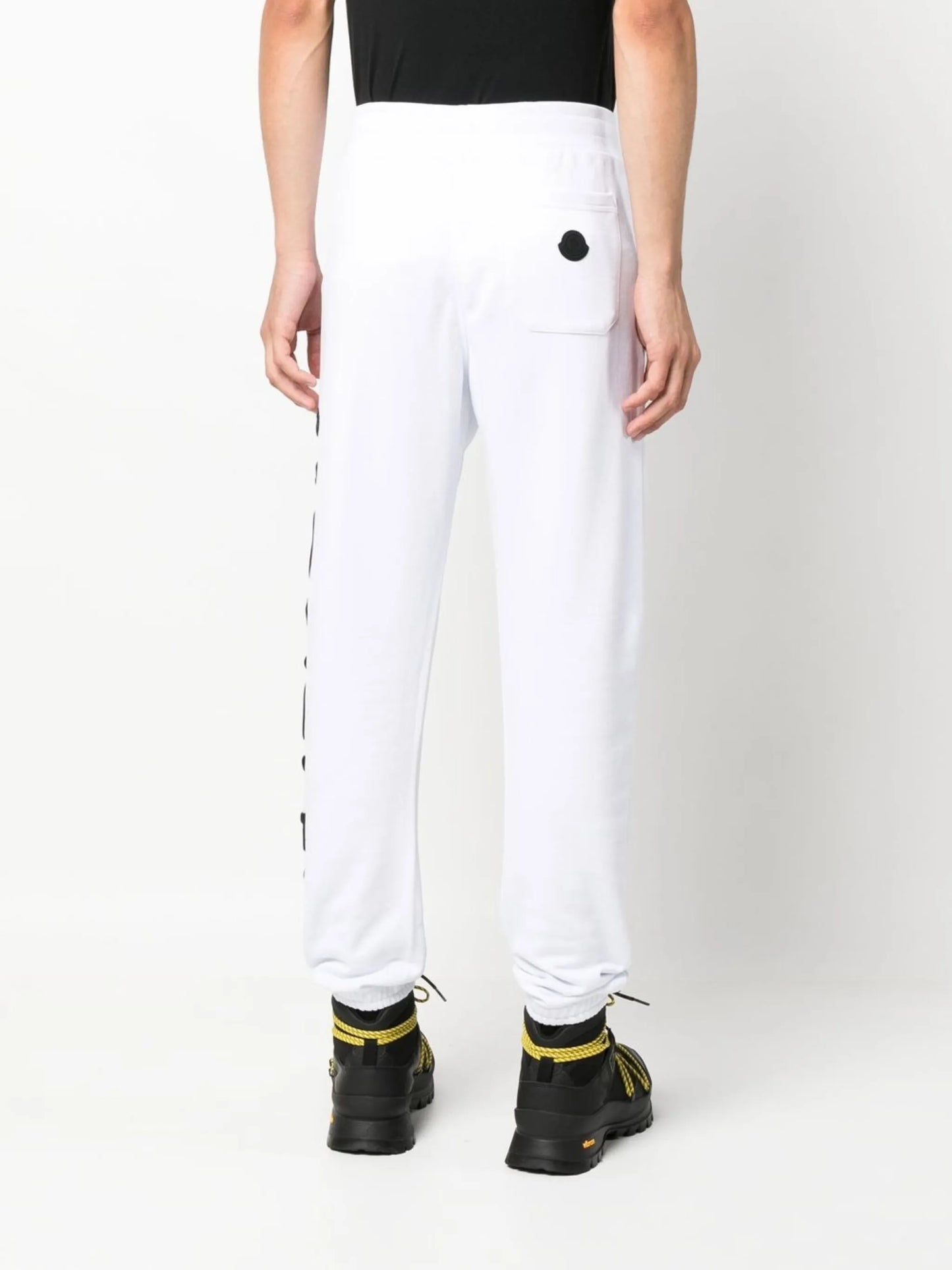 logo patch track pants