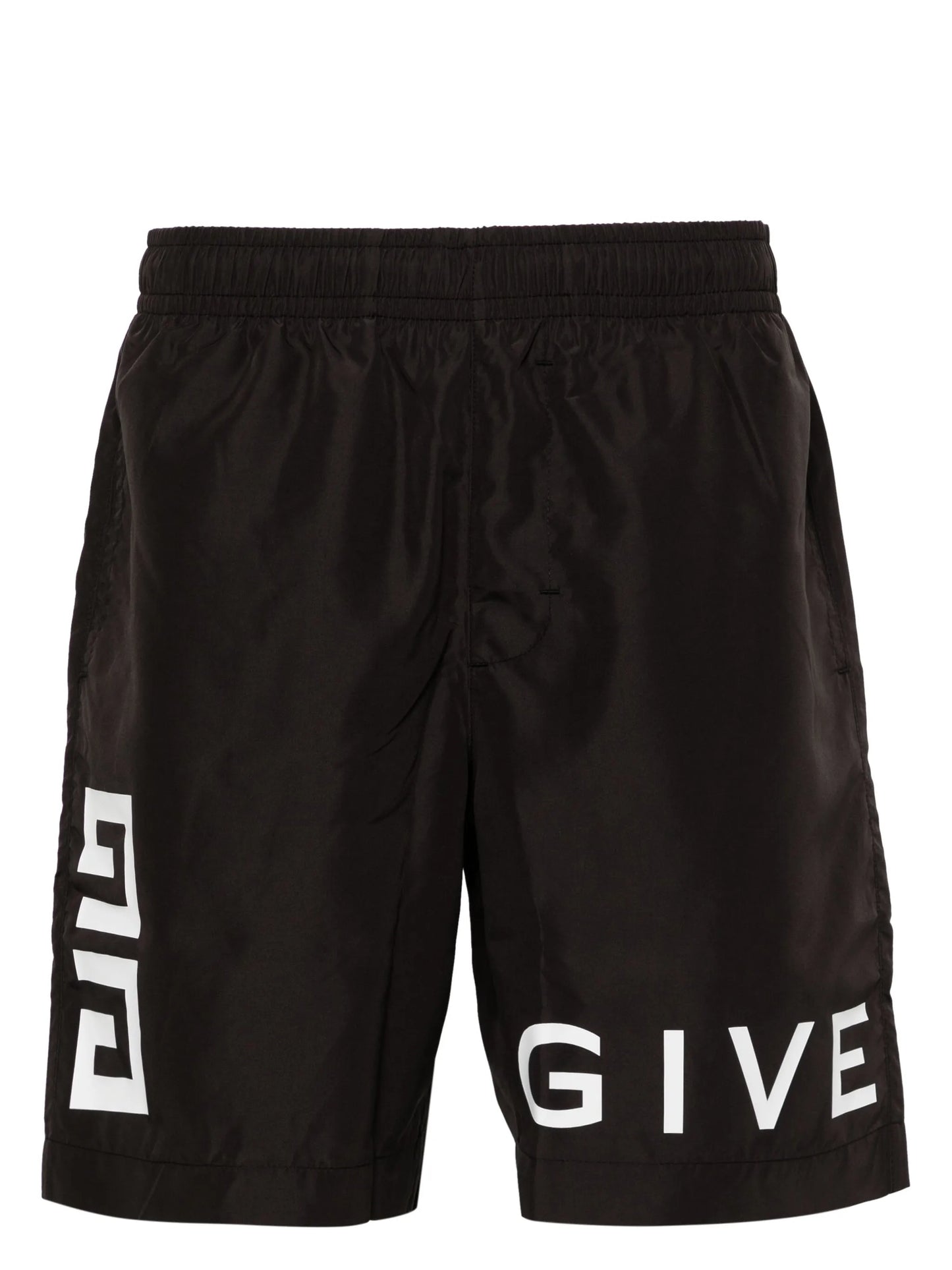 logo-print swim shorts