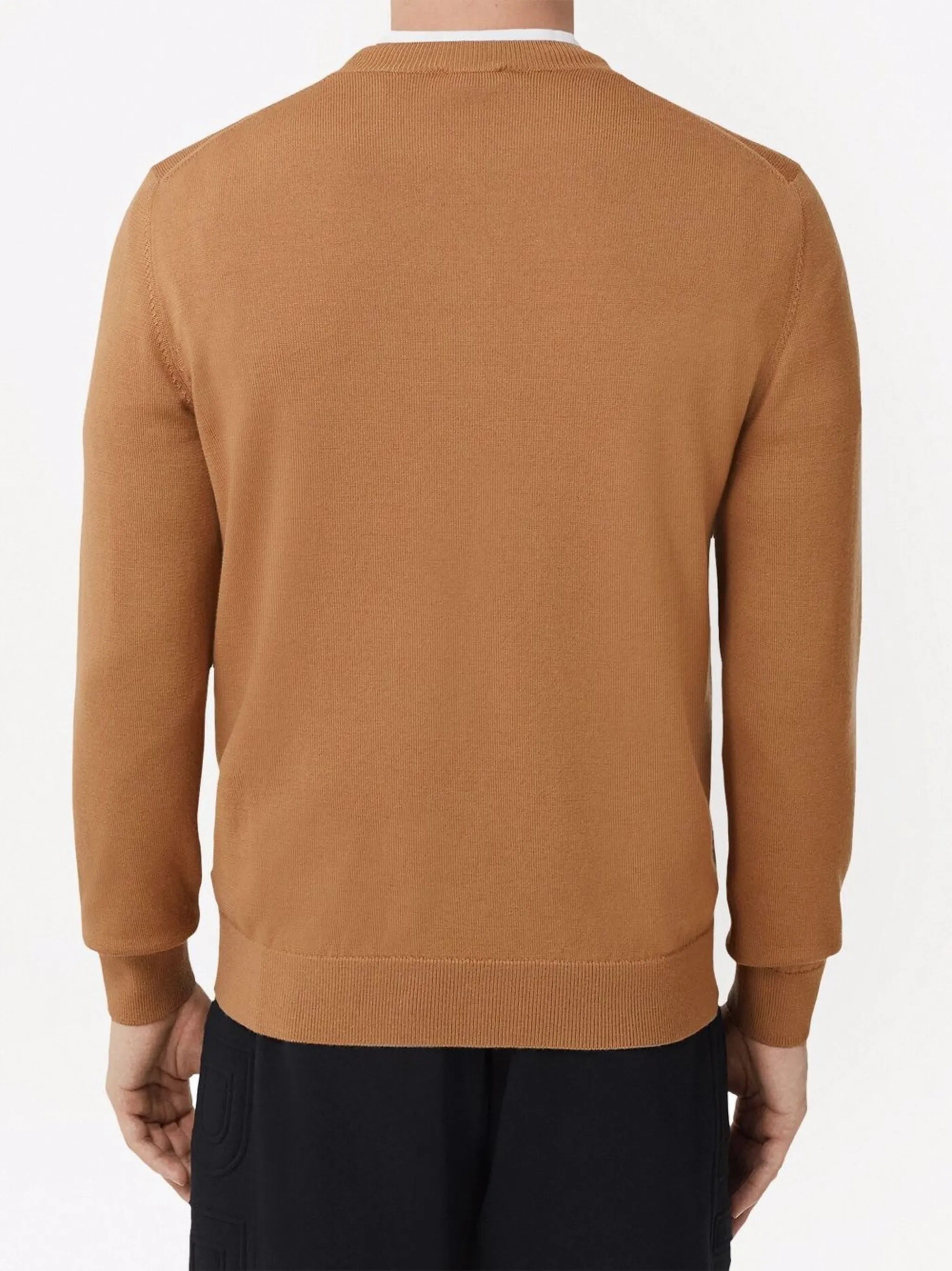 logo intarsia jumper