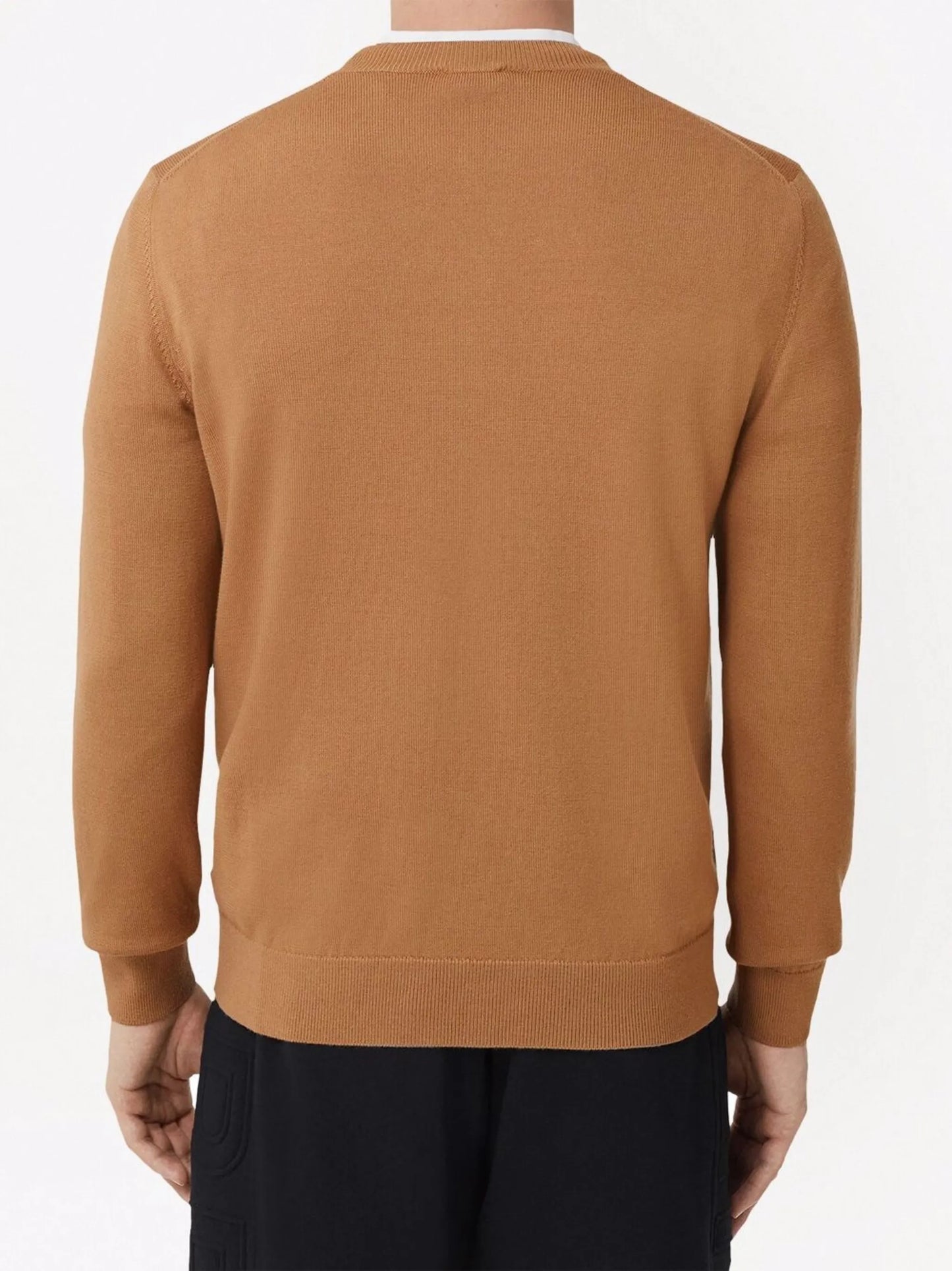 logo intarsia jumper