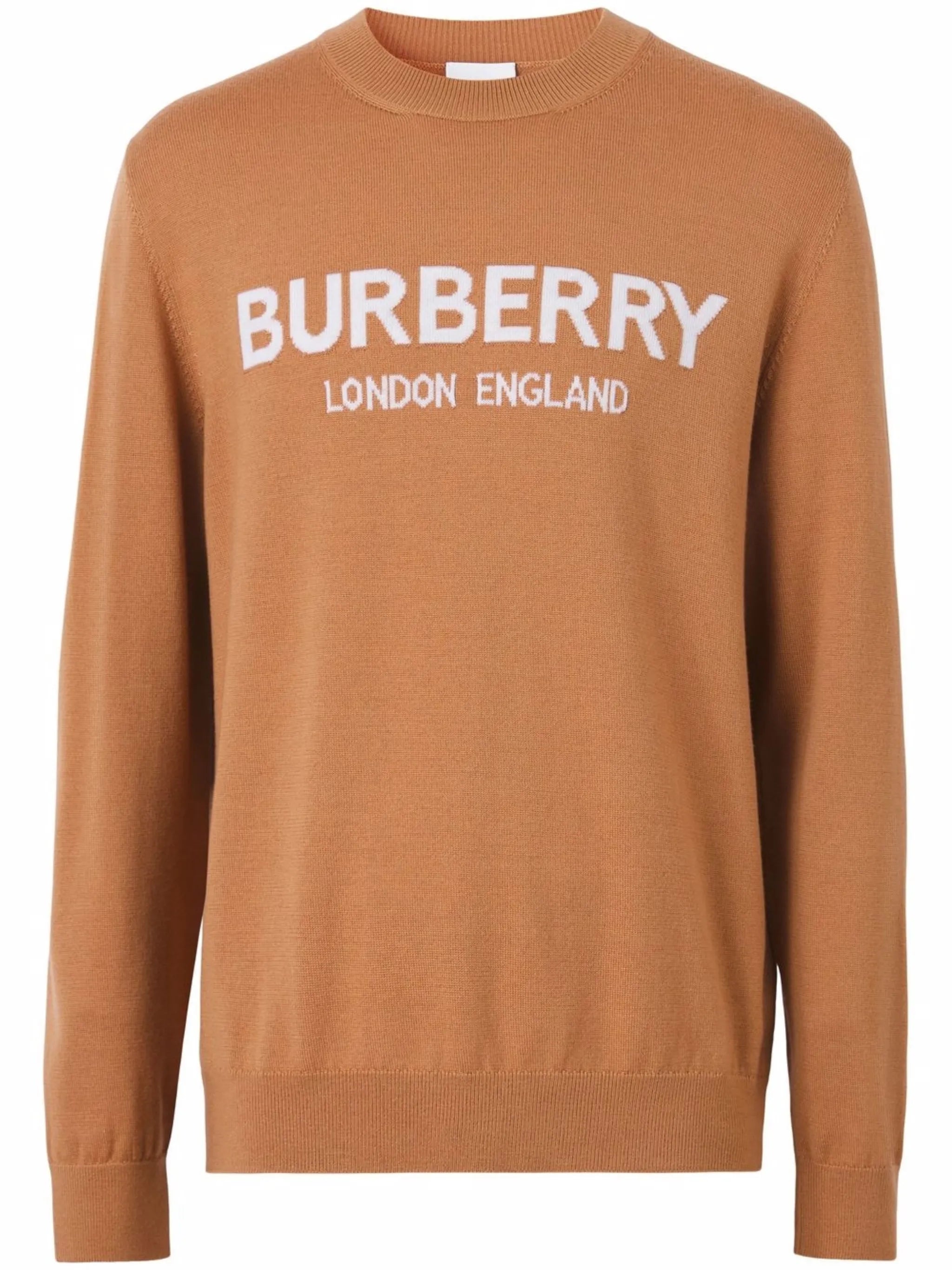 logo intarsia jumper