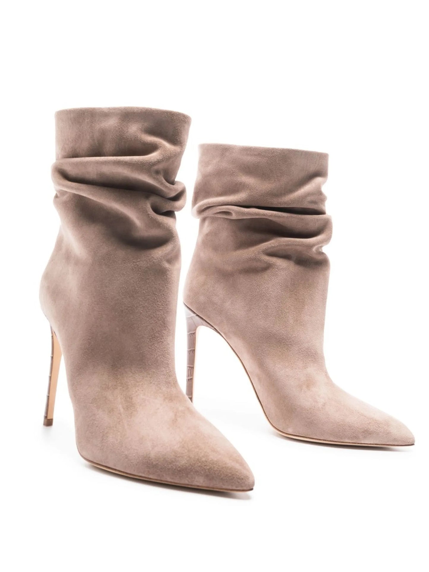 105mm slouchy stiletto ankle boots