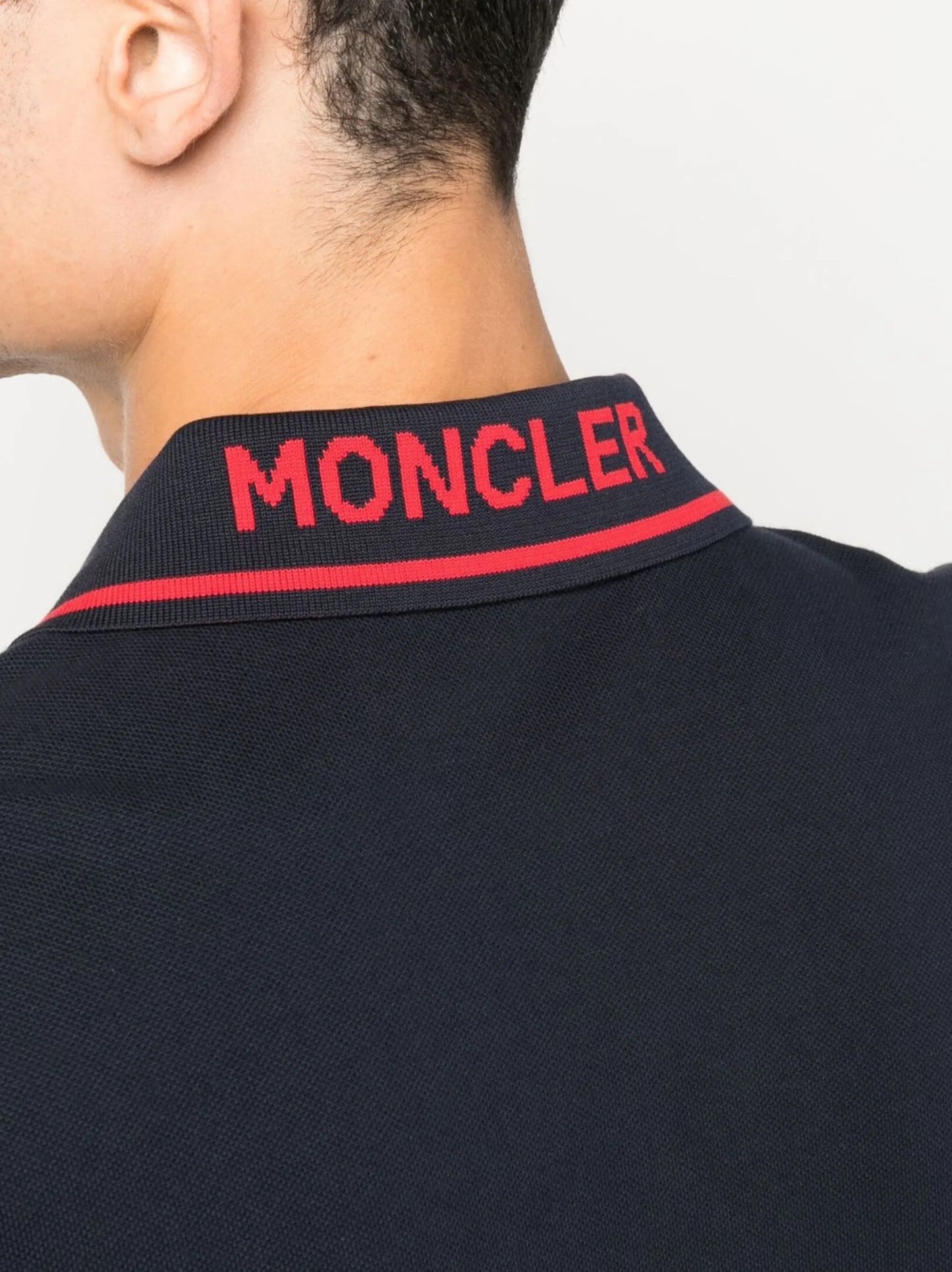 logo-collar short-sleeve polo shirt