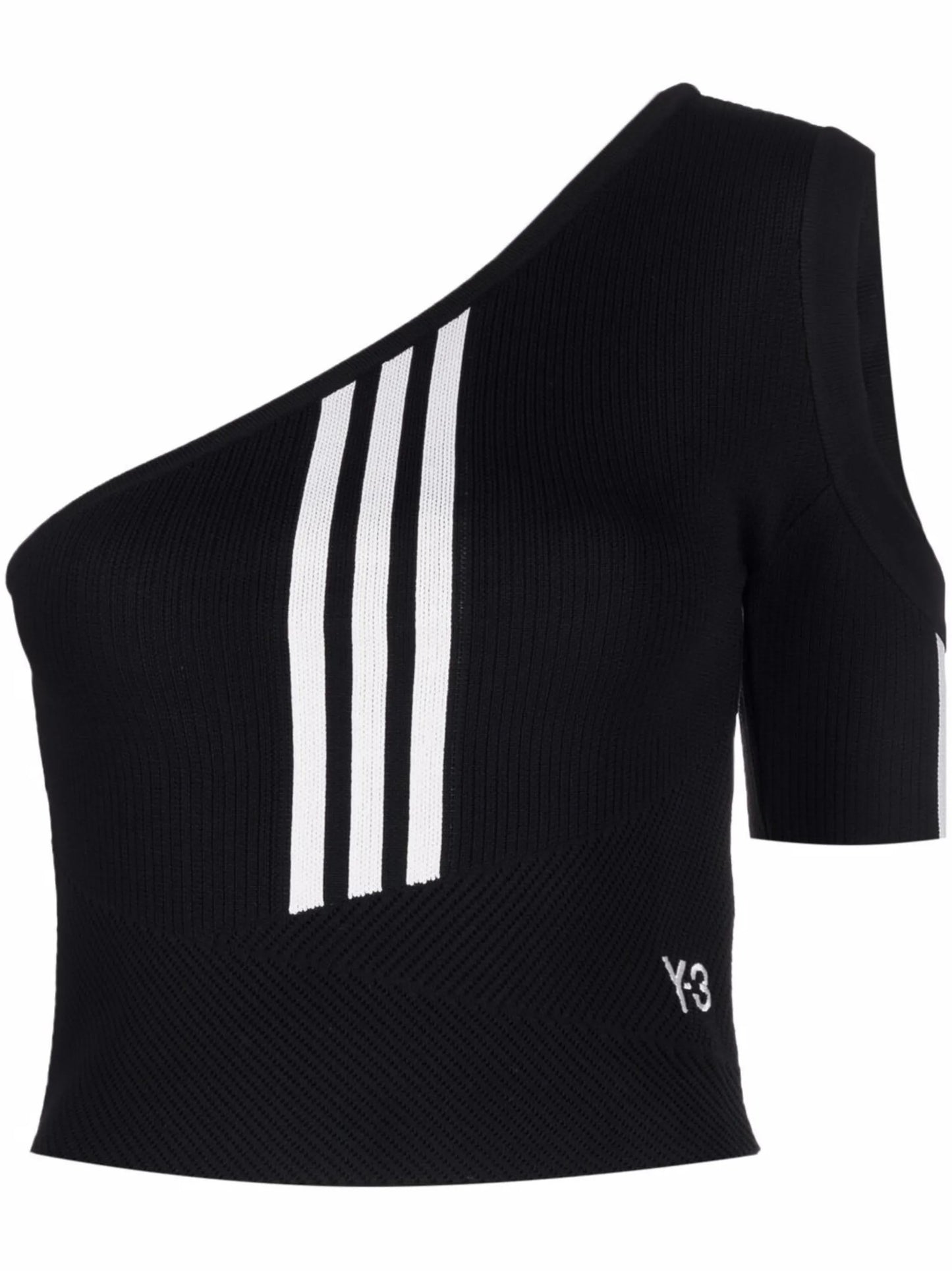 cut-out one-sleeve top