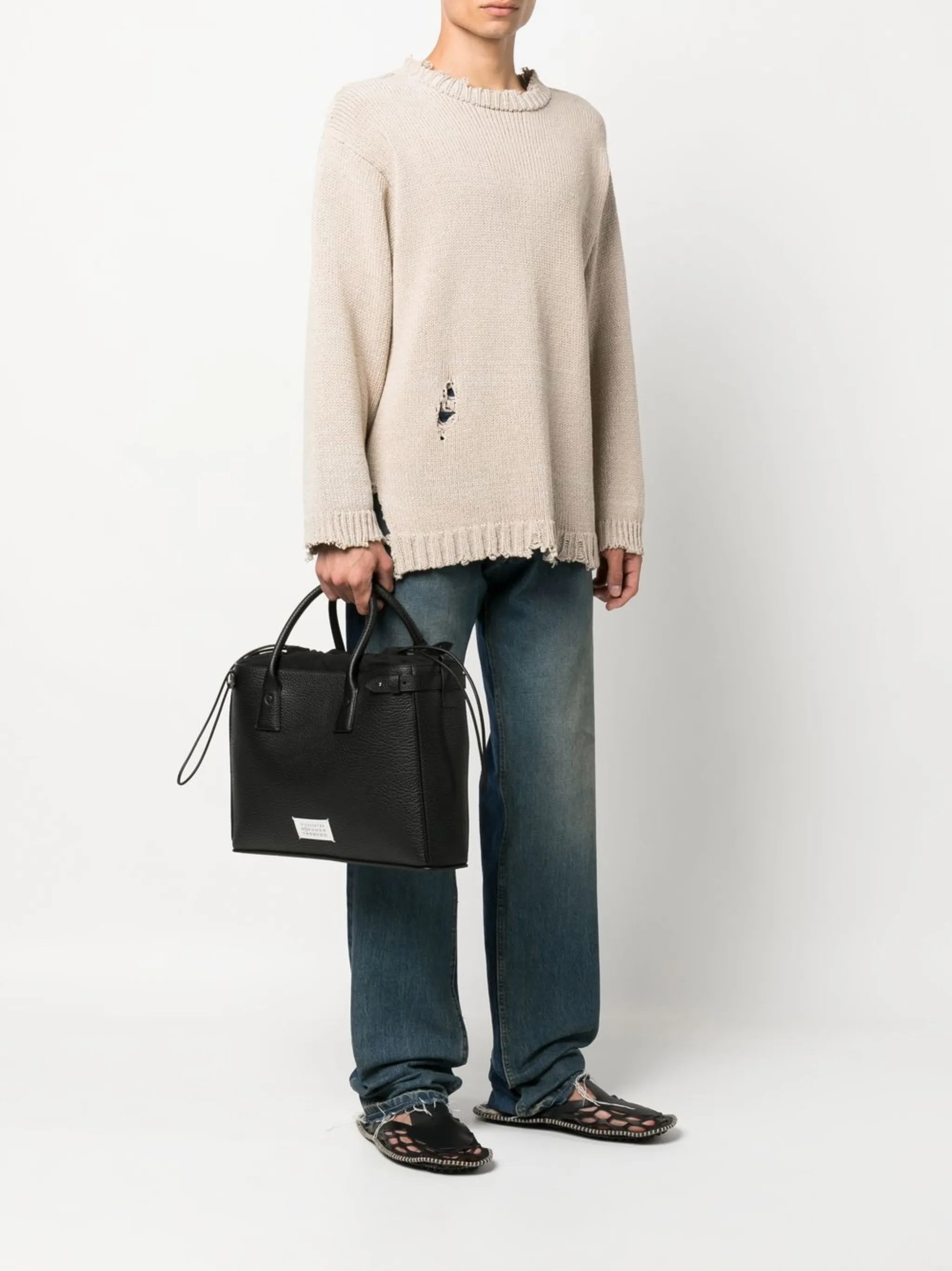 5AC leather tote bag