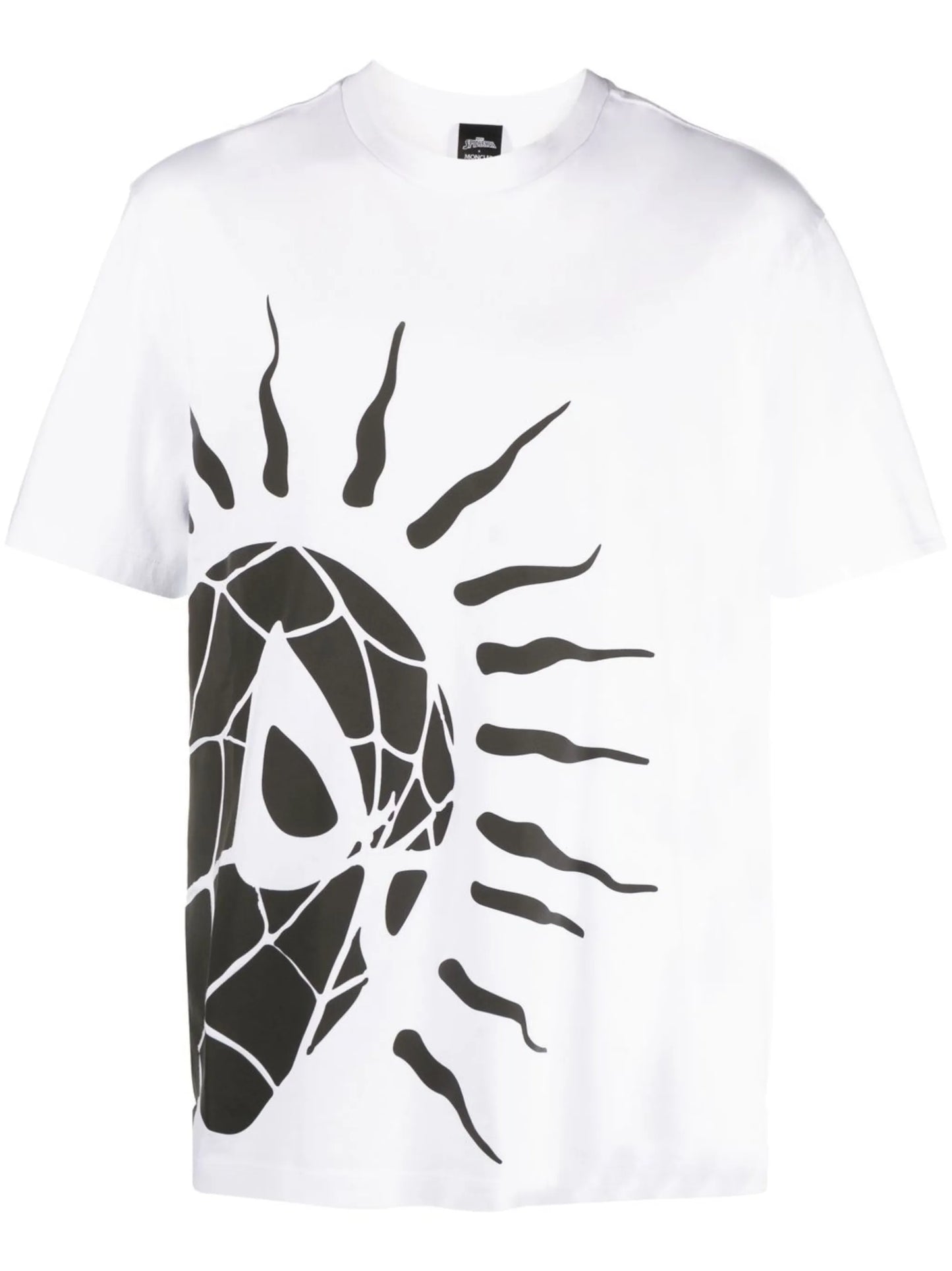 Spider-Man print round-neck T-shirt