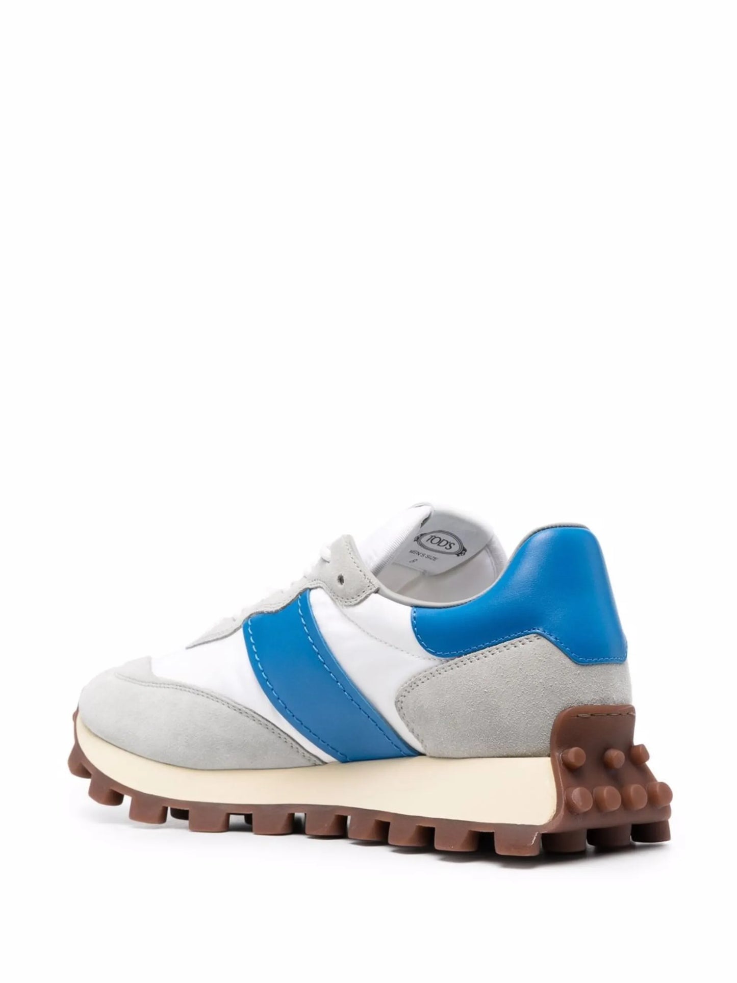colour-block low-top sneakers