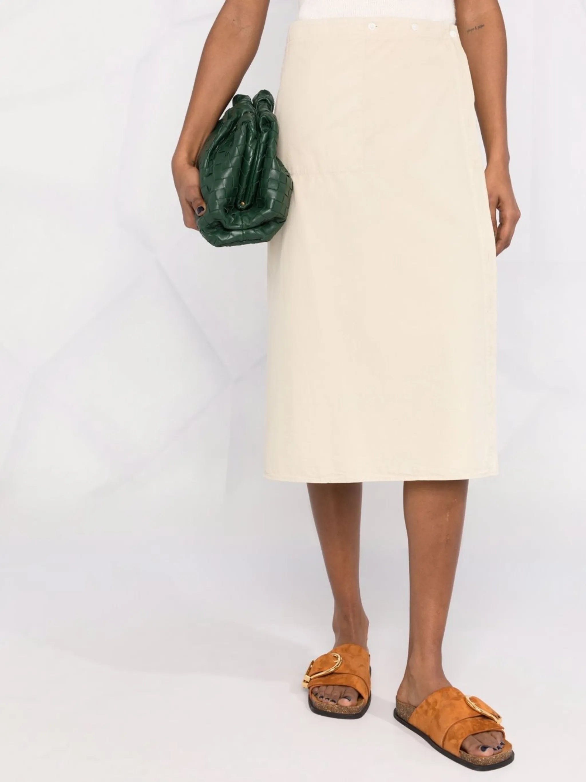 cotton wrap skirt