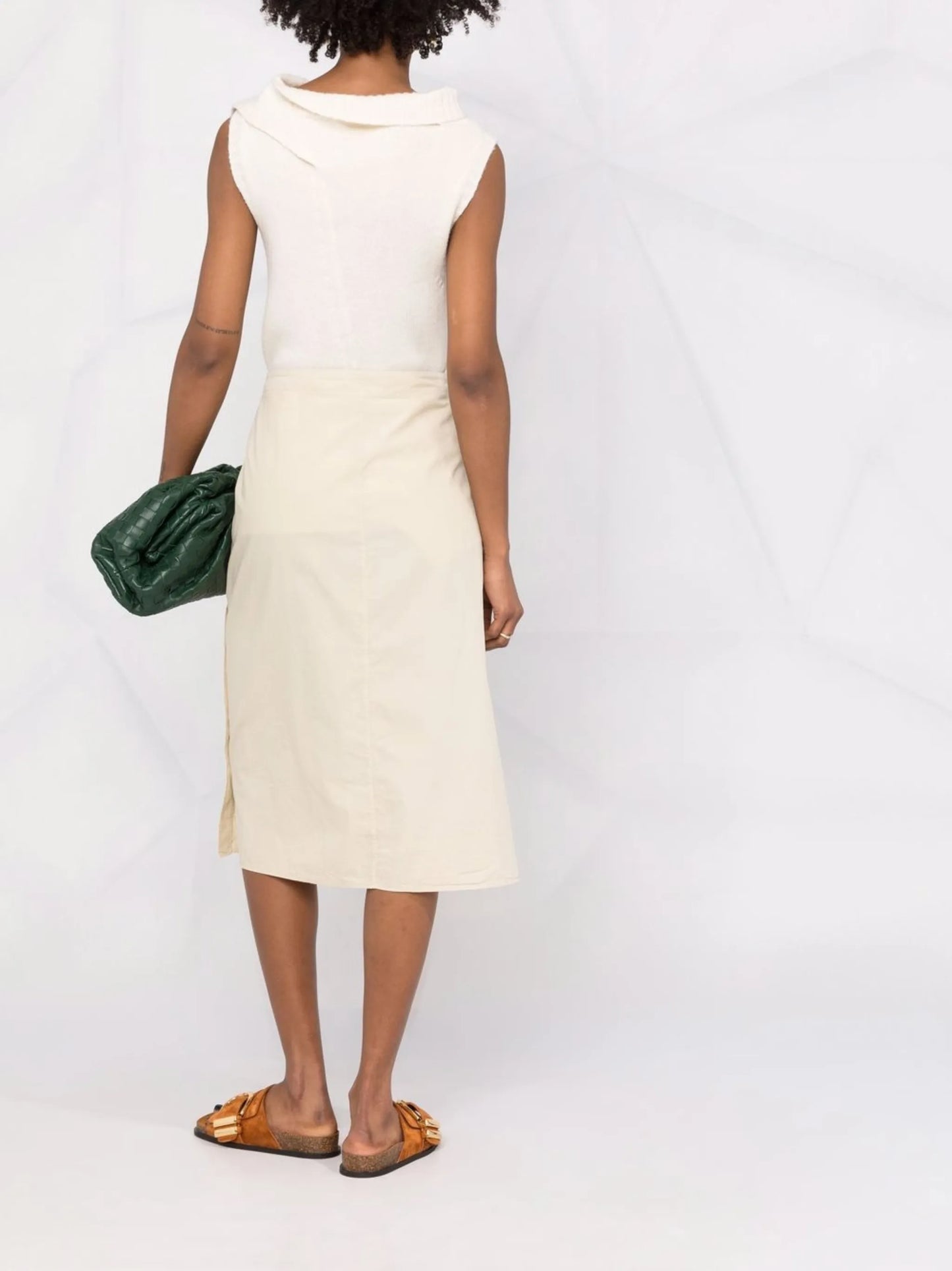 cotton wrap skirt