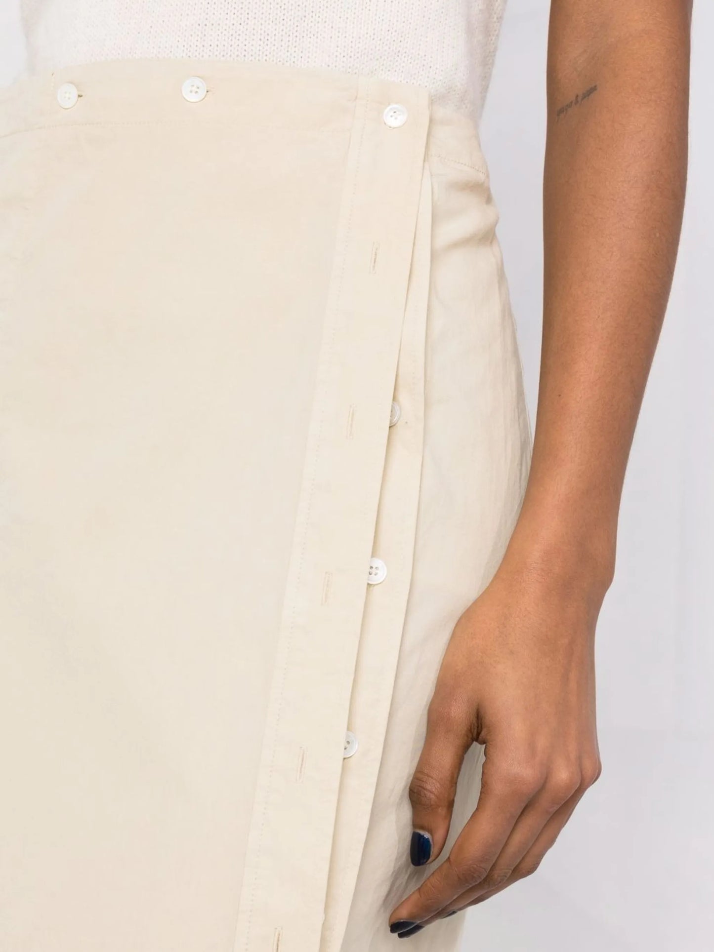 cotton wrap skirt