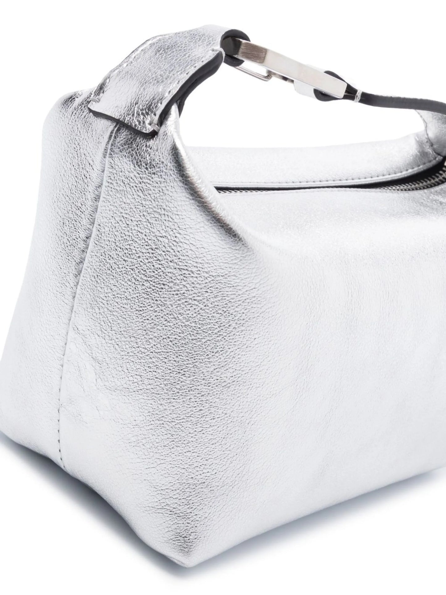 mini Moon metallic-leather bag