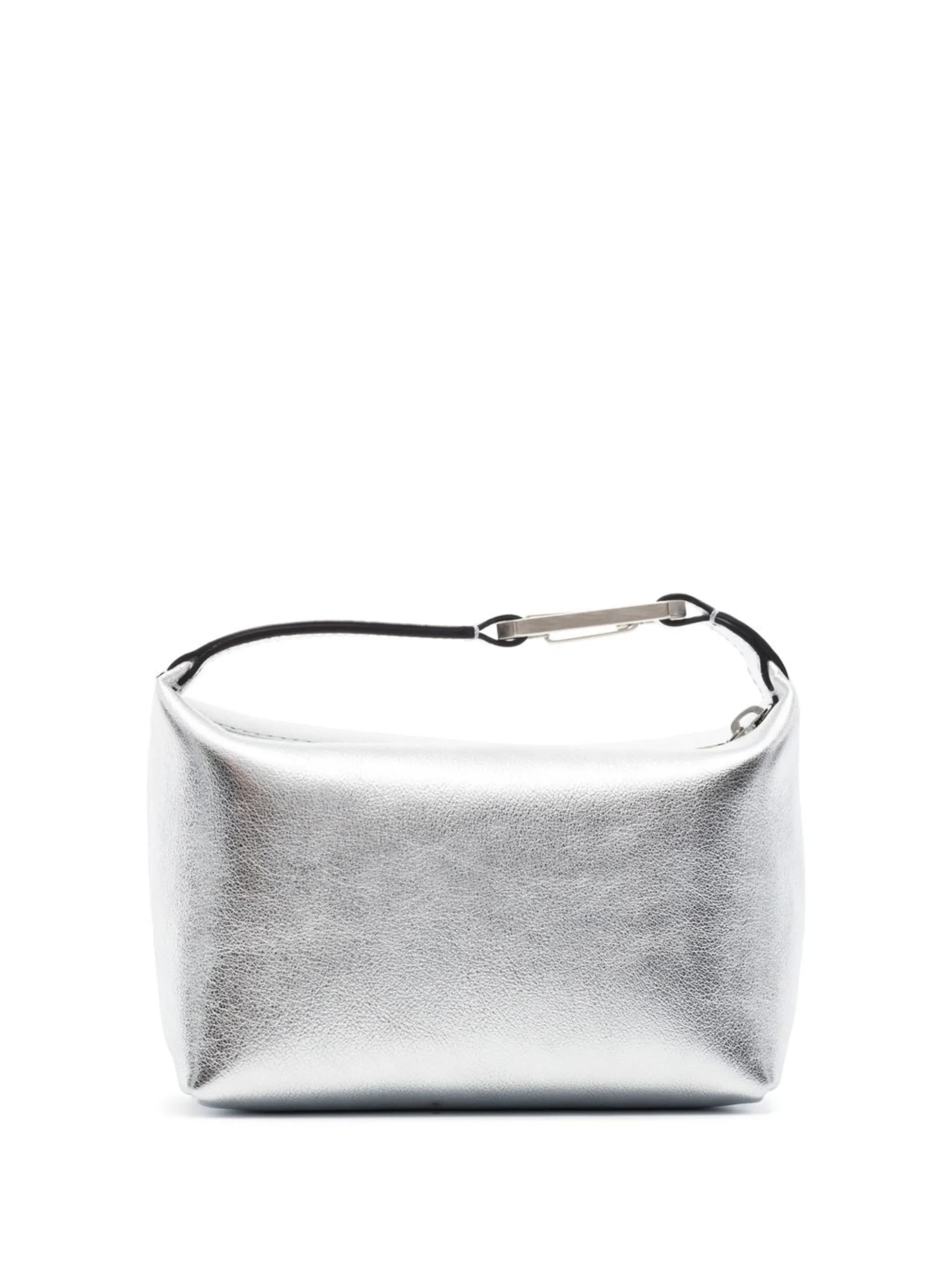 mini Moon metallic-leather bag